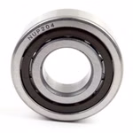 Cylindrical roller bearings NUP 204 20x47x14mm DIN 5412 ISO 616 PP030003 ball bearing puller machine grease bearing deep groove ball bearing ball shaft seal cover washer rubber steel cage housing tight loose din 625 table rolling bearing friction bearing clearance C3 C4 needle bearing needle roller and cage assembly cylindrical