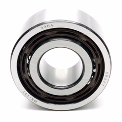 Rodamiento de bolas de contacto angular 3205 2RS 25x52x20,6mm DIN 628 PP100041 rodamiento de bolas extractor de la máquina de grasa rodamiento de bolas de ranura profunda eje de la cubierta de la arandela de goma de la jaula de acero apretado suelta din 625 mesa de rodamiento de fricción juego de rodamientos C3 C4 rodillo de agujas y