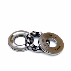 Axial deep groove ball bearings 51100 10x24x9 to DIN 711 PP170001 Axial deep groove ball bearings are pre-assembled units that can support high axial forces. They consist of various parts such as shaft washer, housing washer, ball and cage assembly and washer, which can be installed separately.