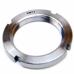 Tuerca deslizante KM11 55x75x11mm según DIN 981 PP190010 La contratuerca se utiliza para fijar conexiones eje-cubo, por ejemplo, una rueda dentada en un eje, aplicando presión axial.