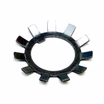 Placa de cierre MB4 20x36x1mm según DIN 5406 PP180012 Las arandelas de seguridad según DIN 5406 son componentes especiales que se utilizan para asegurar tuercas de eje, en particular tuercas de seguridad según DIN 981 KM, y otros componentes en ejes.