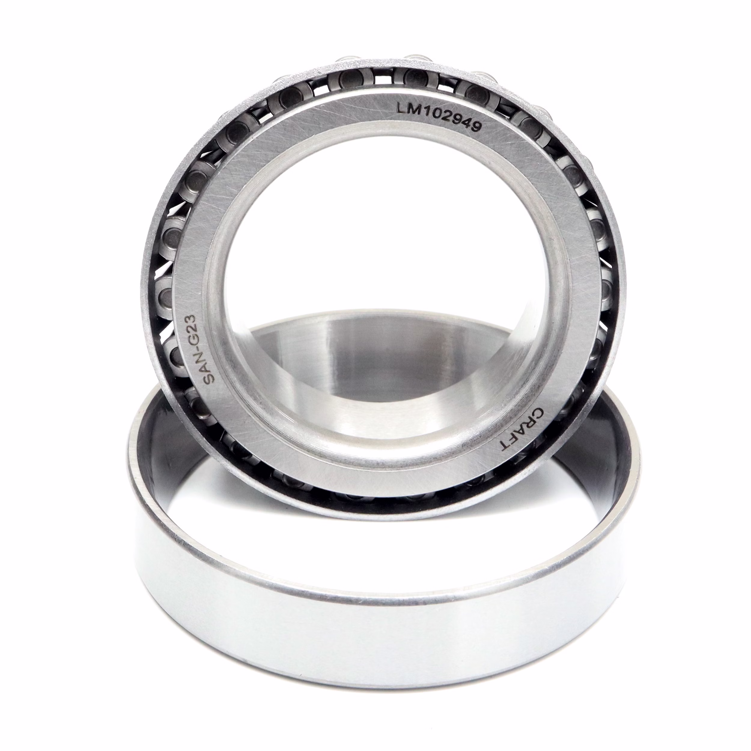 Rodamiento de rodillos cónicos LM102949LM102910 45.242x73.431x19.558mm DIN 355 ISO 720 PP070077 rodamiento de bolas extractor de la máquina de grasa rodamiento de bolas de ranura profunda eje de la cubierta de la arandela de goma de la jaula de acero apretado suelta din 625 mesa de rodamiento de fricción juego de rodamientos C3 C4 rodillo de agujas y