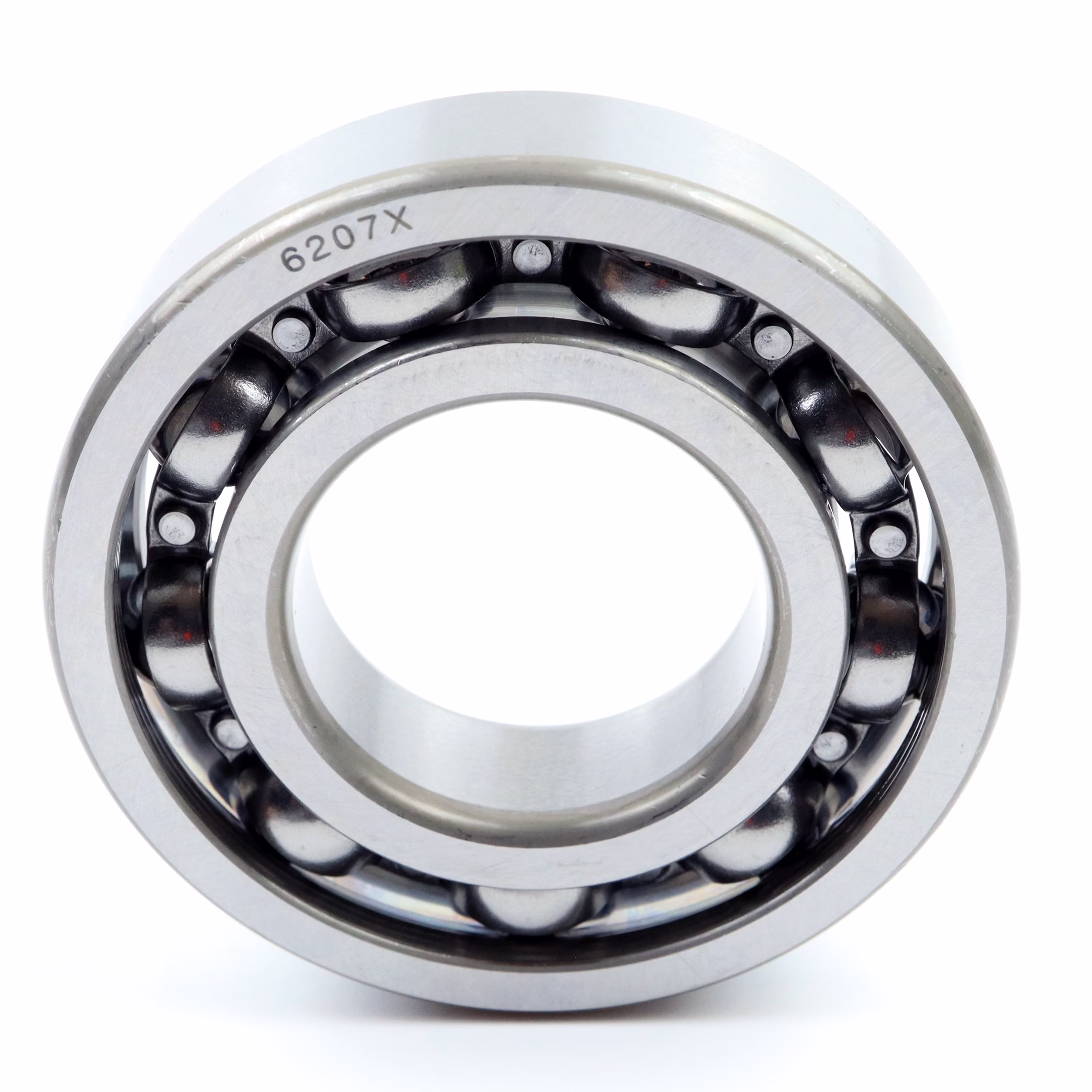 Cuscinetti a sfere a gola profonda 6207 X 35x72x17mm DIN 625 ISO 15 PP010221 cuscinetto a sfere cuscinetto radiale macchina estrattore cuscinetto a grasso cuscinetto a sfere albero a sfere anello di tenuta disco di copertura gabbia in acciaio gomma alloggiamento stretto sciolto din 625 tabella cuscinetto volvente cuscinetto a stris