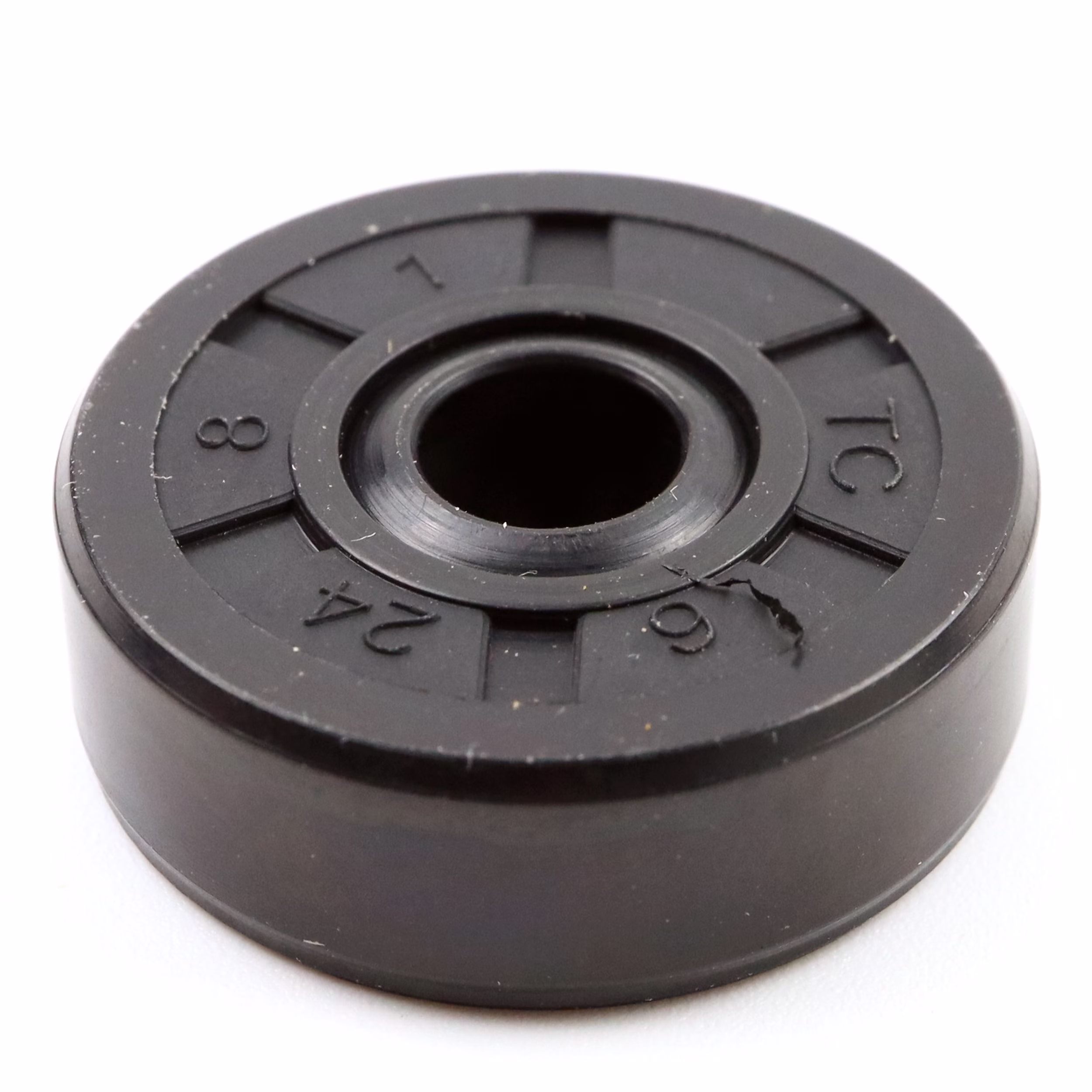Sello de aceite 6x24x8mm NBR 70 DIN 3760 ISO 6194 PP041461 Retén NBR 70 DIN 3760 ISO 6194 6x24x8mm