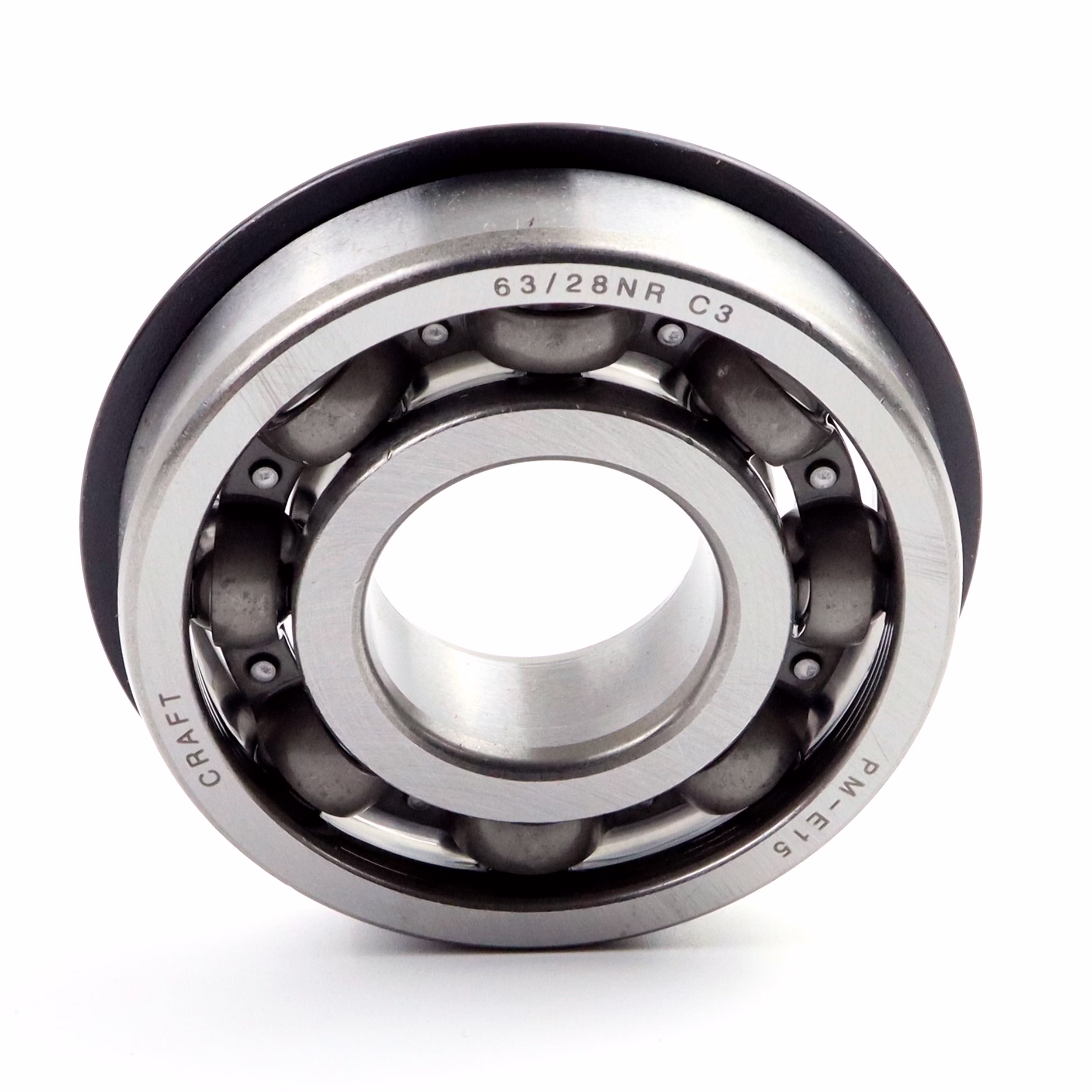 Rodamiento rígido a bolas 63/28 NR 28x68x18mm DIN 625 ISO 15 PP010224 rodamiento de bolas rodamiento radial extractor engrasador rodamiento rígido de bolas eje de bolas anillo obturador tapa disco caucho jaula de acero alojamiento apretado suelto din 625 tabla rodamiento cojinete de deslizamiento juego c3 c4 rodamiento de ag