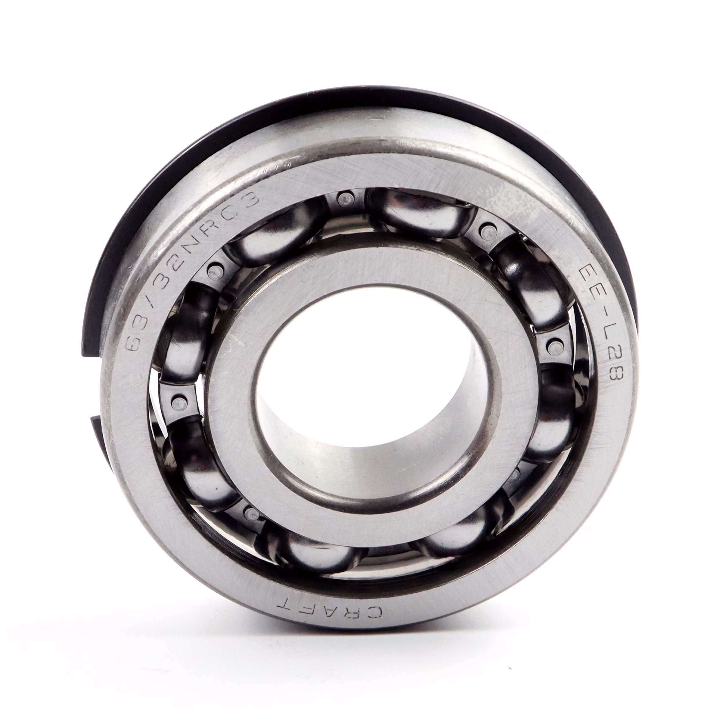 Rodamiento rígido a bolas 63/32 NR 32x75x20mm DIN 625 ISO 15 PP010231 rodamiento de bolas rodamiento radial extractor engrasador rodamiento rígido de bolas eje de bolas anillo obturador tapa disco caucho jaula de acero alojamiento apretado suelto din 625 tabla rodamiento cojinete de deslizamiento juego c3 c4 rodamiento de ag