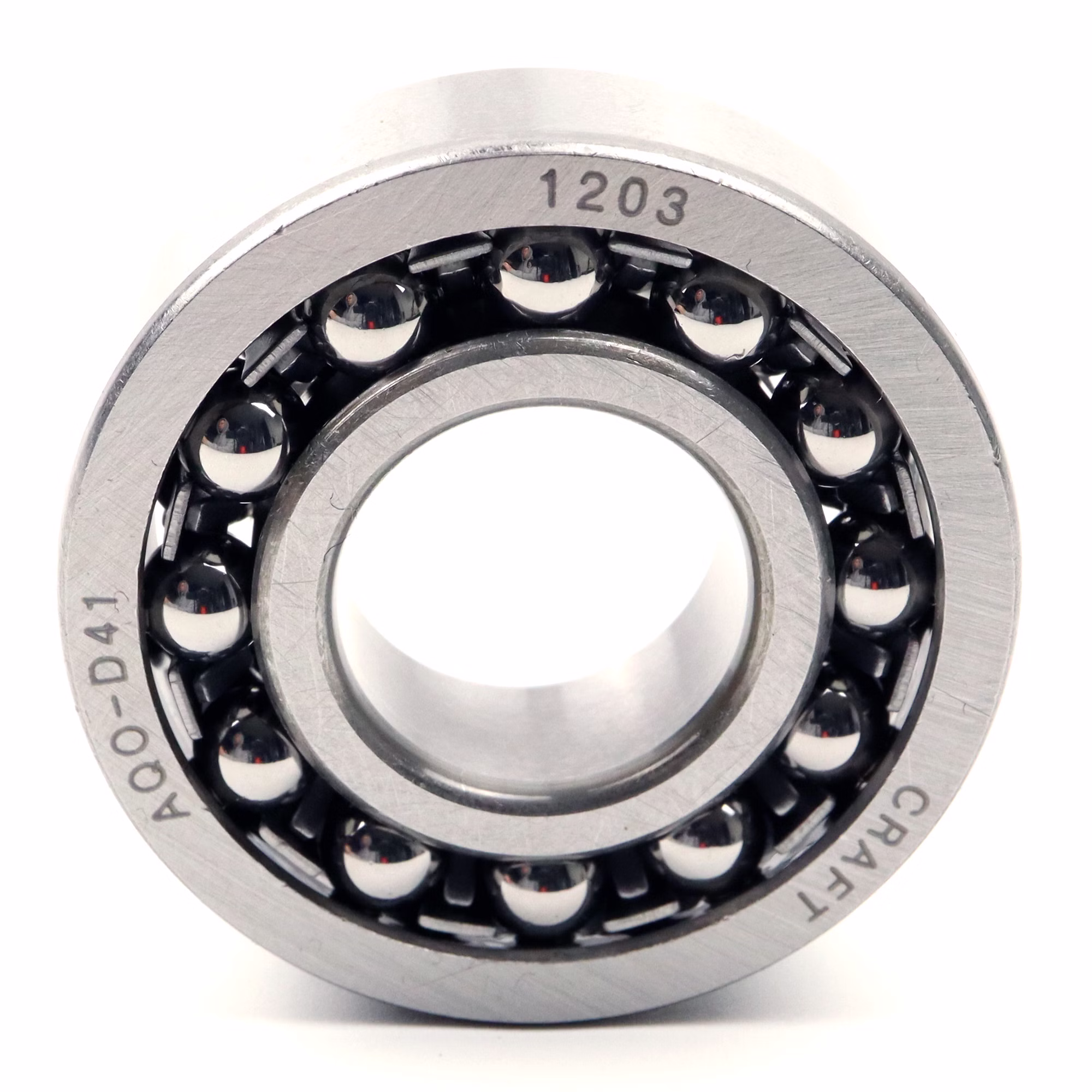 Cuscinetti a sfere autoallineanti 1203 c3 17x40x12mm, DIN 630, elevata capacità di carico, cuscinetti a sfere autoallineanti di lunga durata, basso attrito, ideali per sistemi di trasporto, motori industriali PP160018 Scoprite i cuscinetti a sfere autoallineanti Parts and Parts, progettati per carichi elevati e movimenti fluidi. Questi cuscinetti durevoli e auto-rientranti sono ideali per i sistemi di trasporto, i motori industriali e le macchine tessili e per la carta.