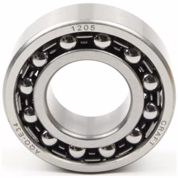 Self-aligning ball bearings 1205 c3 25x52x15mm, DIN 630, high load capacity, durable self-retaining self-aligning ball bearings, low friction, ideal for conveyor systems, industrial motors PP160020 Discover the Parts and Parts self-aligning ball bearings, designed for high loads and smooth movement. These durable, self-retaining bearings are ideal for conveyor systems, industrial motors and textile and paper machines. They compensate for misalignment