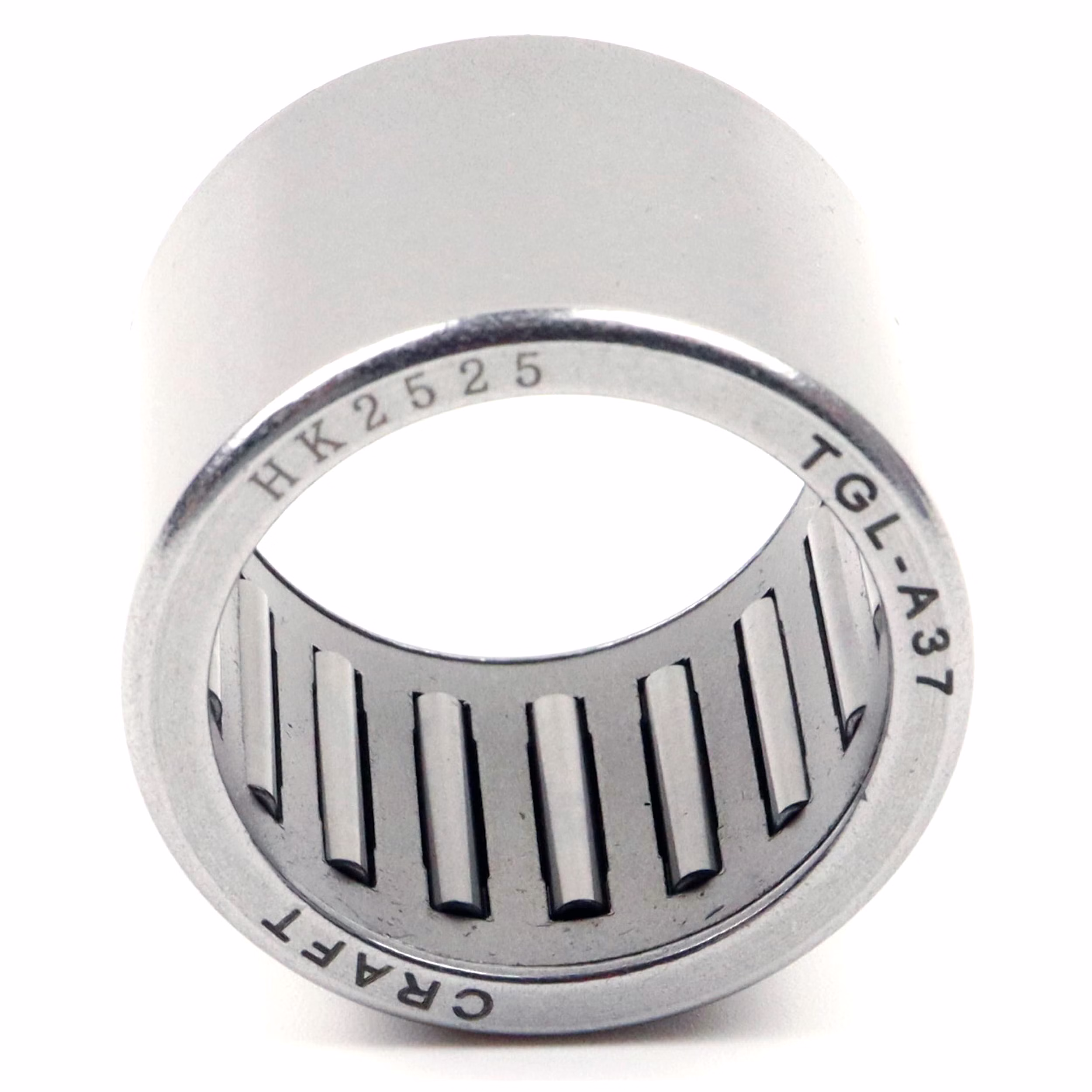 Drawn cup needle roller HK2525 25x32x25mm, high precision, high load capacity, low friction, durable needle roller bearing for automobiles, machines and mechanical devices PP060098 Needle roller sleeve HK2525 25x32x25mm DIN618 ISO 3245 Needle roller bearing buy online at partsandparts.com ✓ Large selection ✓ Low prices ✓ Express shipping Parts and Parts Needle roller sleeve HK2525 25x32x25mm, High precision, high load capacity, low f