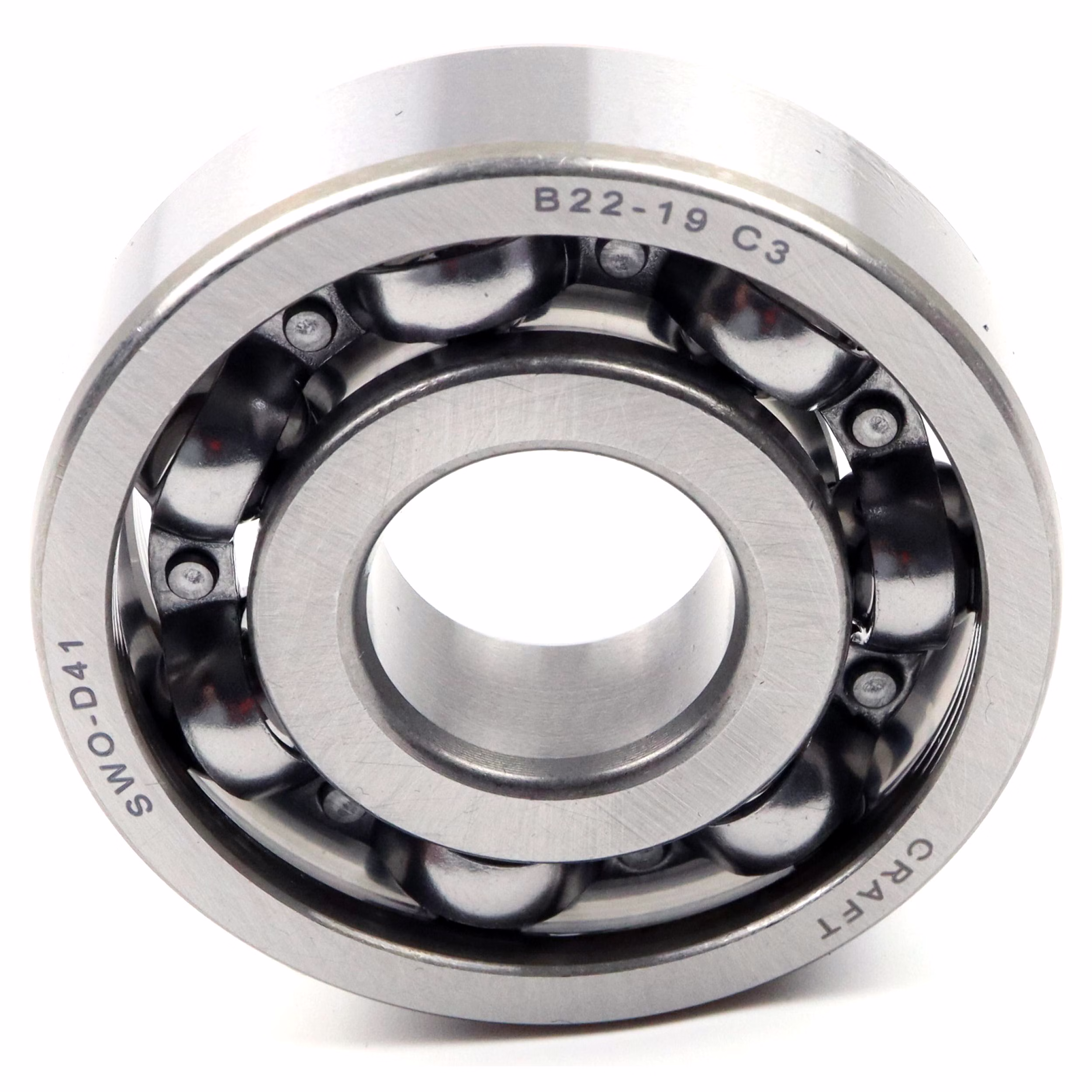 Cuscinetto a sfere a gola profonda B22-19 C3, 22x62x17mm, DIN 625 ISO 15, cuscinetto radiale ad alta velocità, a basso attrito, scorrevole, ideale per trasmissioni di veicoli e macchinari industriali PP010276 cuscinetto a sfere cuscinetto radiale macchina estrattore cuscinetto a grasso cuscinetto a sfere albero a sfere anello di tenuta disco di copertura gabbia in acciaio gomma alloggiamento stretto sciolto din 625 tabella cuscinetto volvente cuscinetto a stris