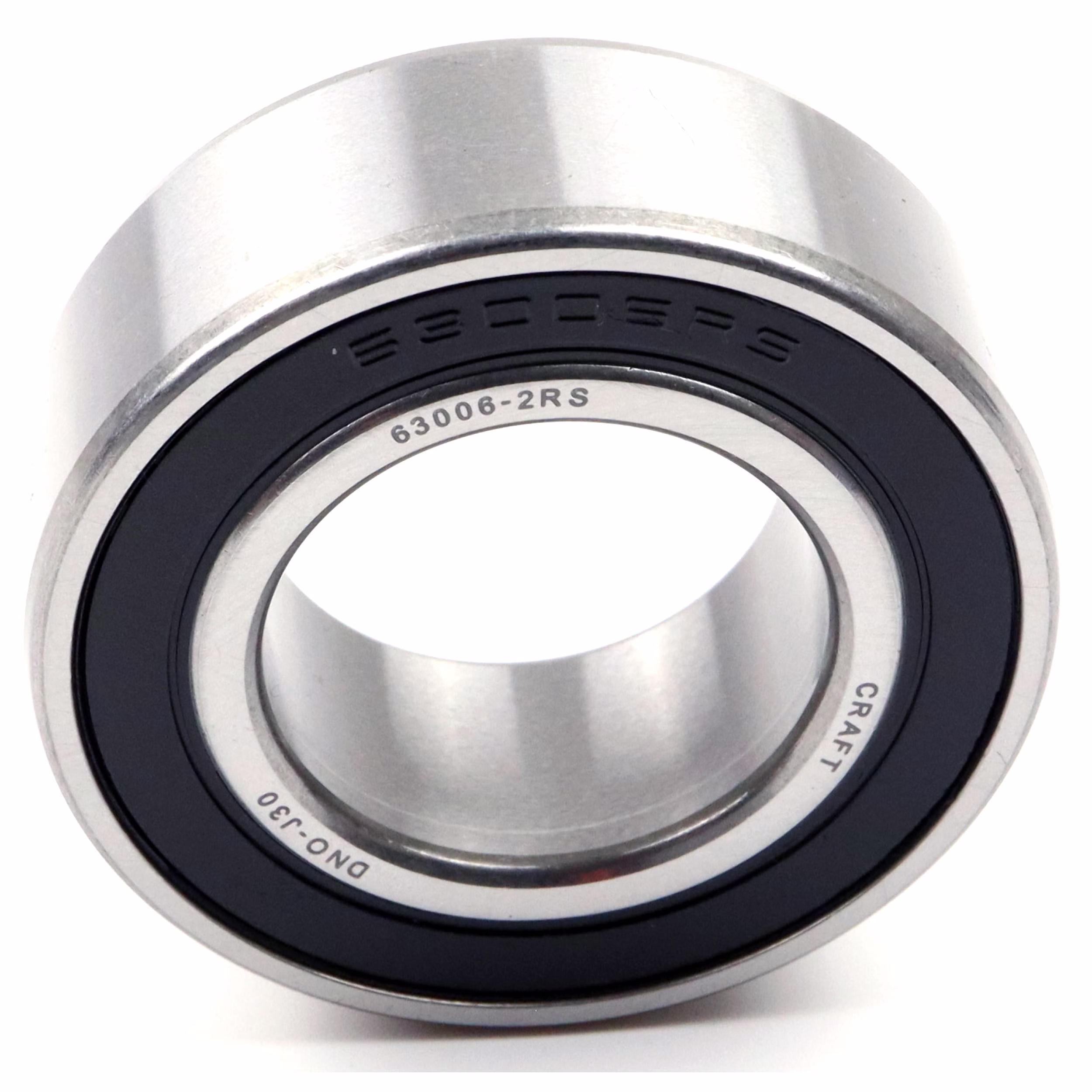 Cuscinetto a sfere a gola profonda 63006 2RS, 30x55x19mm, DIN 625 ISO 15, cuscinetto radiale ad alta velocità, a basso attrito, scorrevole, ideale per trasmissioni di veicoli e macchinari industriali PP010281 cuscinetto a sfere cuscinetto radiale macchina estrattore cuscinetto a grasso cuscinetto a sfere albero a sfere anello di tenuta disco di copertura gabbia in acciaio gomma alloggiamento stretto sciolto din 625 tabella cuscinetto volvente cuscinetto a stris