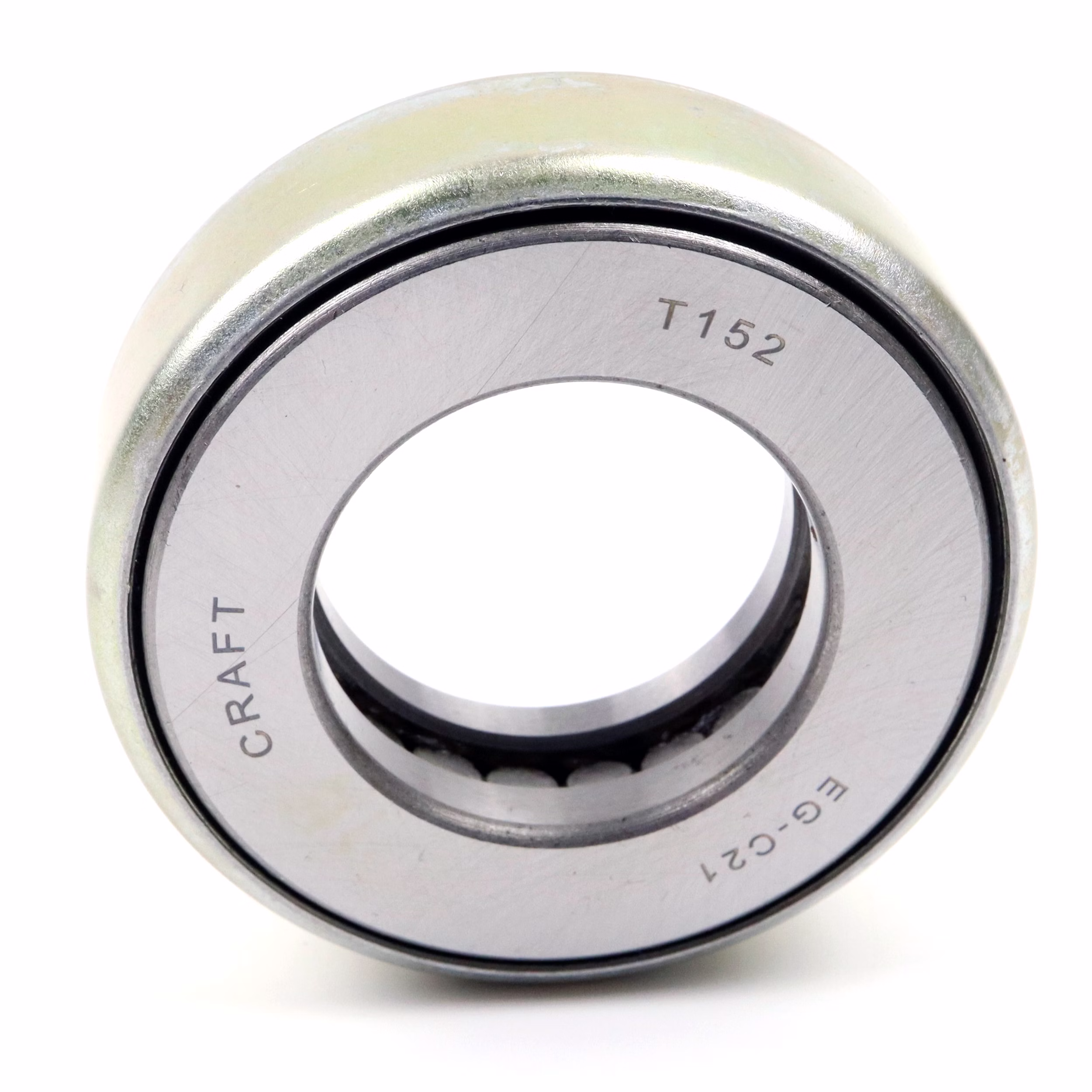 Cuscinetto assiale a rulli conici T152 38.354x72.619x20.638mm, DIN 620-3, ISO 199, elevata capacità di carico assiale, facilità di montaggio, cuscinetto assiale a rulli conici, struttura in acciaio resistente, utilizzato in alberi e dispositivi meccanici P Scoprite il cuscinetto reggispinta a rulli conici di Parts and Parts, progettato per carichi assiali elevati e funzionamento silenzioso. Questo cuscinetto resistente è conforme alla norma DIN 620-3, ISO 199 e fornisce una struttura robusta e scorrevole per