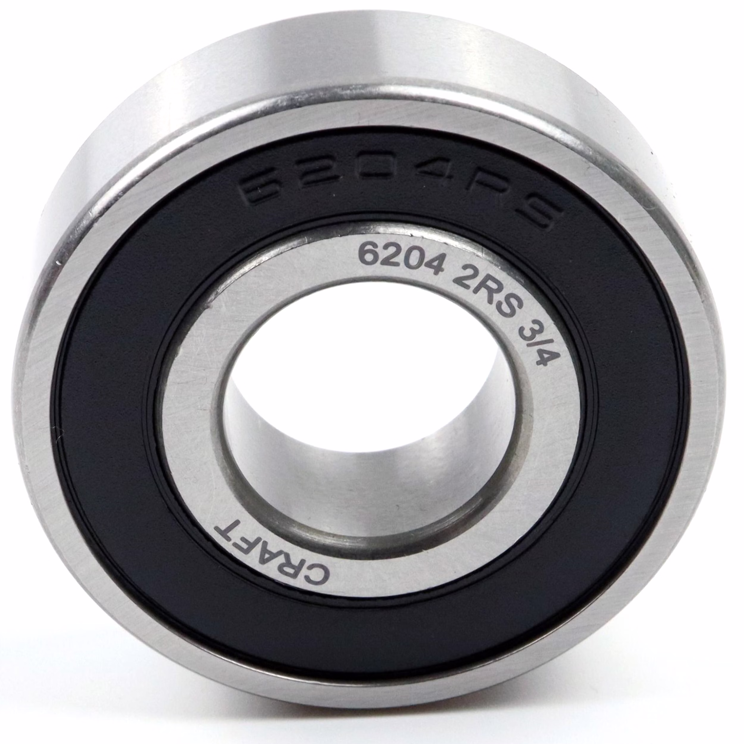 Rodamiento rígido a bolas 6204-3/4 2RS, 19,05x47x14mm, DIN 625 ISO 15, rodamiento radial de alta velocidad, baja fricción, funcionamiento suave, ideal para transmisiones de vehículos y maquinaria industrial. PP010307 rodamiento de bolas rodamiento radial extractor engrasador rodamiento rígido de bolas eje de bolas anillo obturador tapa disco caucho jaula de acero alojamiento apretado suelto din 625 tabla rodamiento cojinete de deslizamiento juego c3 c4 rodamiento de ag