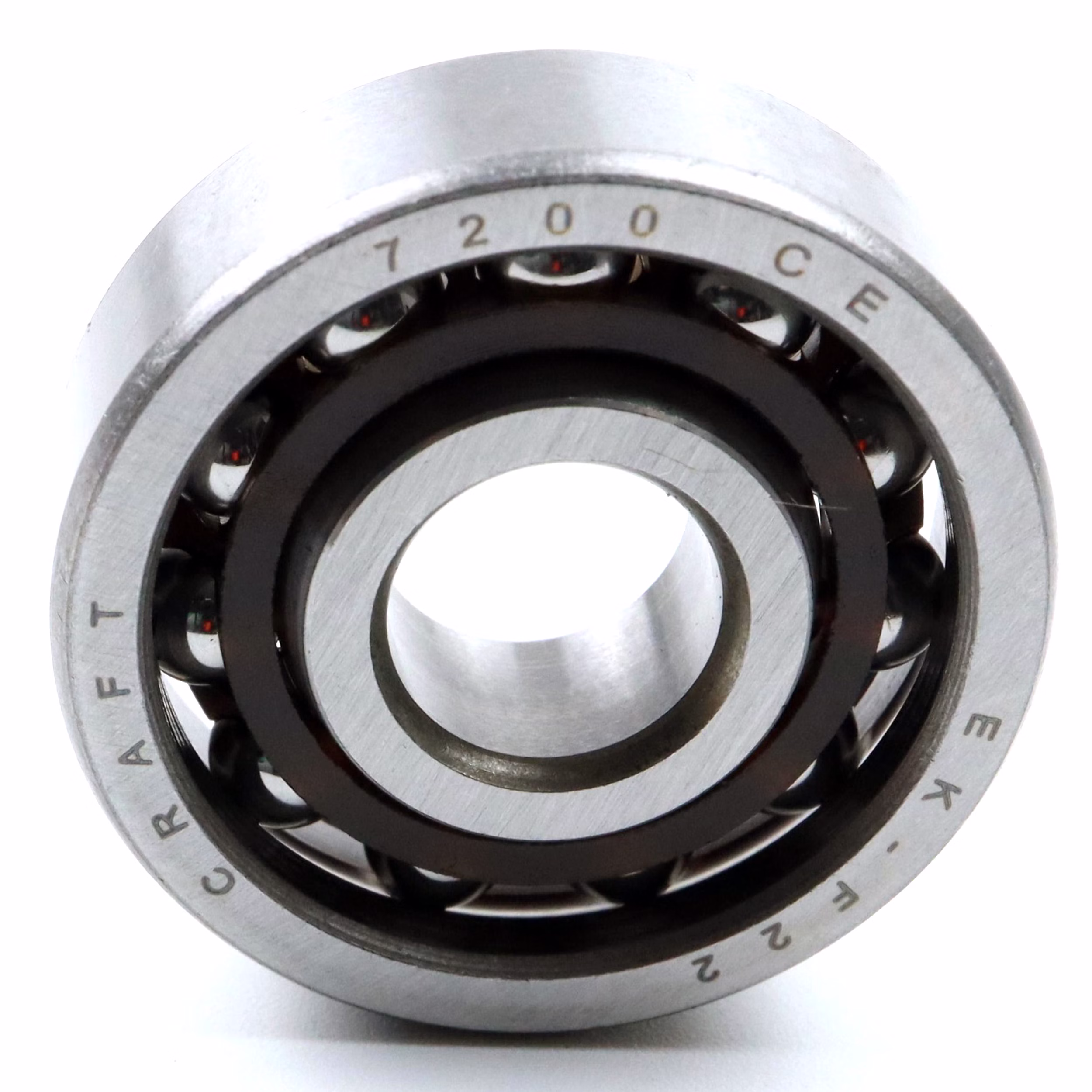 Rodamiento de bolas de contacto angular 7200 CE 10x30x9mm, DIN 628, doble hilera, baja fricción, rodamiento sellado para cargas radiales y axiales, ideal para aplicaciones industriales y de automoción. PP100115 Descubra el rodamiento de bolas de contacto angular 3205 2RS de Parts and Parts, un rodamiento de doble hilera de alto rendimiento diseñado para una rotación suave y máxima durabilidad. Ideal para máquinas CNC, motores eléctricos, bombas de agua y más, ofr
