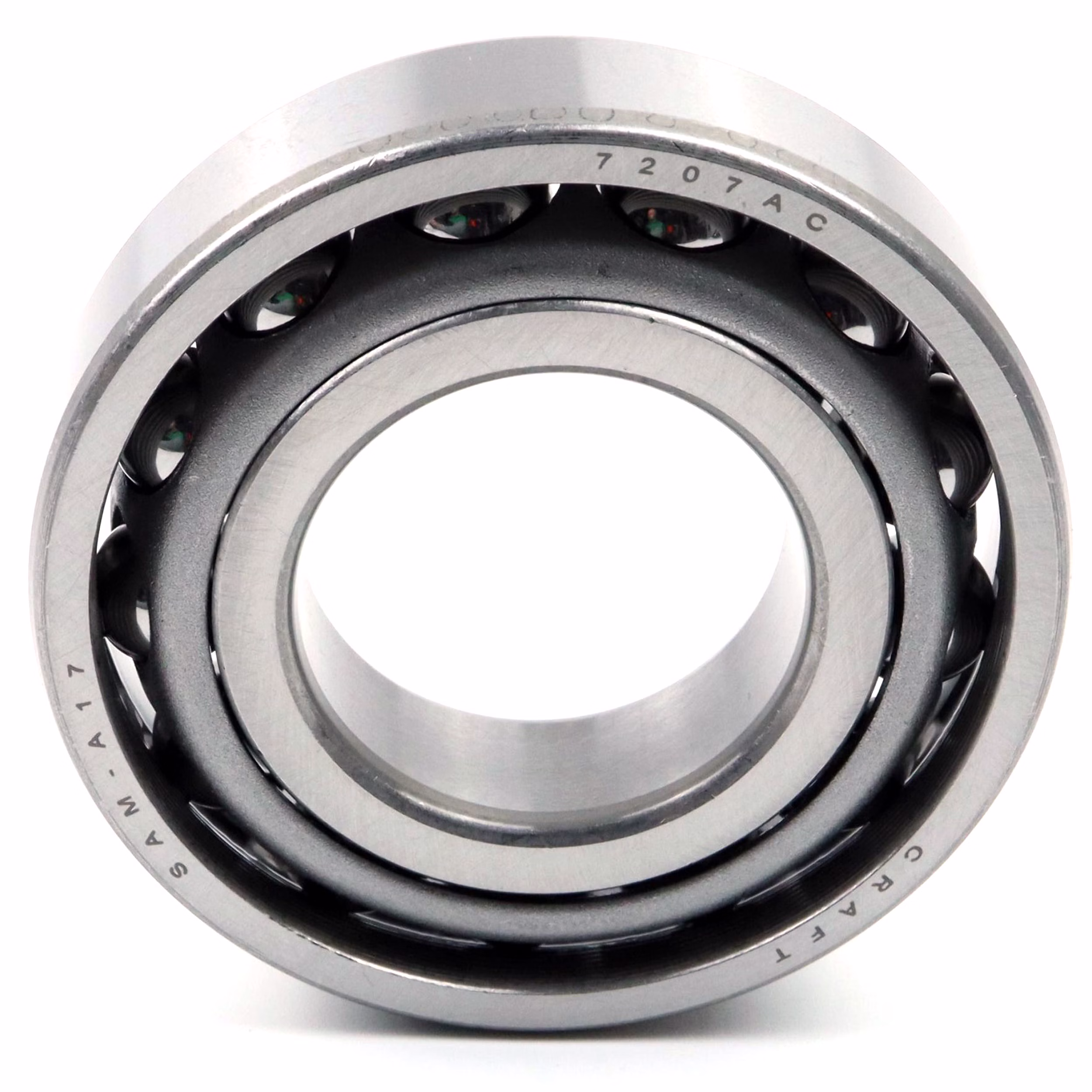 Cuscinetto a sfere a contatto obliquo 7207 AC 35x72x17mm, DIN 628, a due corone, a basso attrito, sigillato per carichi radiali e assiali, ideale per applicazioni industriali e automotive PP100140 Scoprite il cuscinetto a sfere a contatto obliquo 3205 2RS di Parts and Parts, un cuscinetto a doppia fila ad alte prestazioni progettato per garantire una rotazione fluida e la massima durata. Ideale per macchine CNC, motori elettrici, pompe dell'acqua e