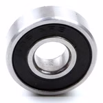 Deep groove ball bearing 696X1 2RS, 6x16x5mm, DIN 625 ISO 15, high-speed radial bearing, low-friction, smooth-running, ideal for vehicle transmissions and industrial machinery PP010311 ball bearing radial bearing puller machine grease bearing deep groove ball bearing ball shaft sealing ring cover washer rubber steel cage housing tight loose din 625 table rolling bearing plain bearing clearance c3 c4 needle bearing needle roller and cage