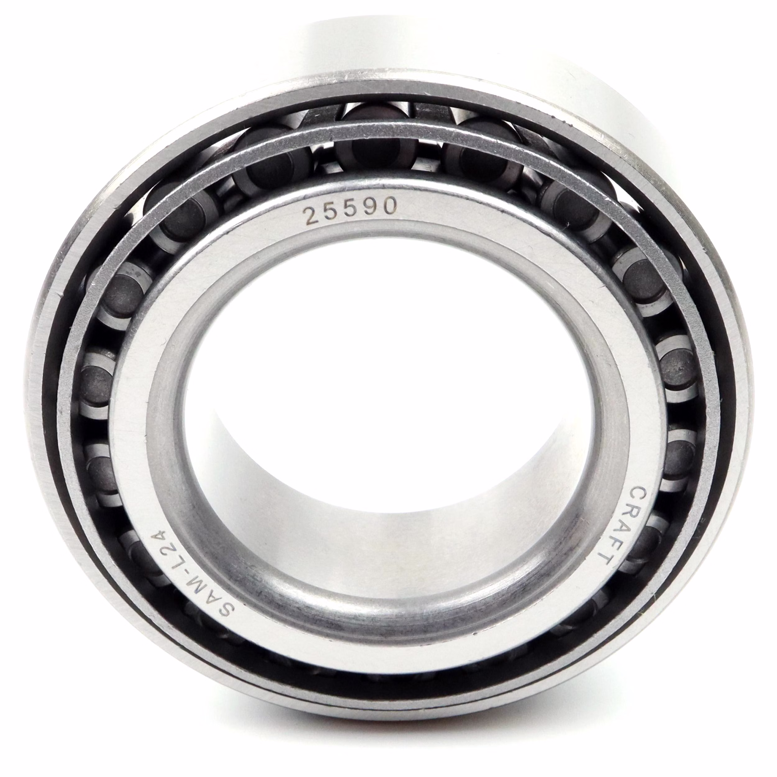 Cuscinetto a rulli conici 25590/25523 45.618x82.931x26.988mm, cuscinetto di precisione per carichi assiali e radiali per impieghi gravosi, DIN 720 ISO 355, durevole e resistente al calore PP070098 Scoprite il cuscinetto a rulli conici per impieghi gravosi DIN 720 ISO 355 per applicazioni industriali e automobilistiche. Grazie ai corpi volventi conici, offre elevata resistenza, basso attrito e lunga durata. Ideale per carichi radiali e assiali elevat
