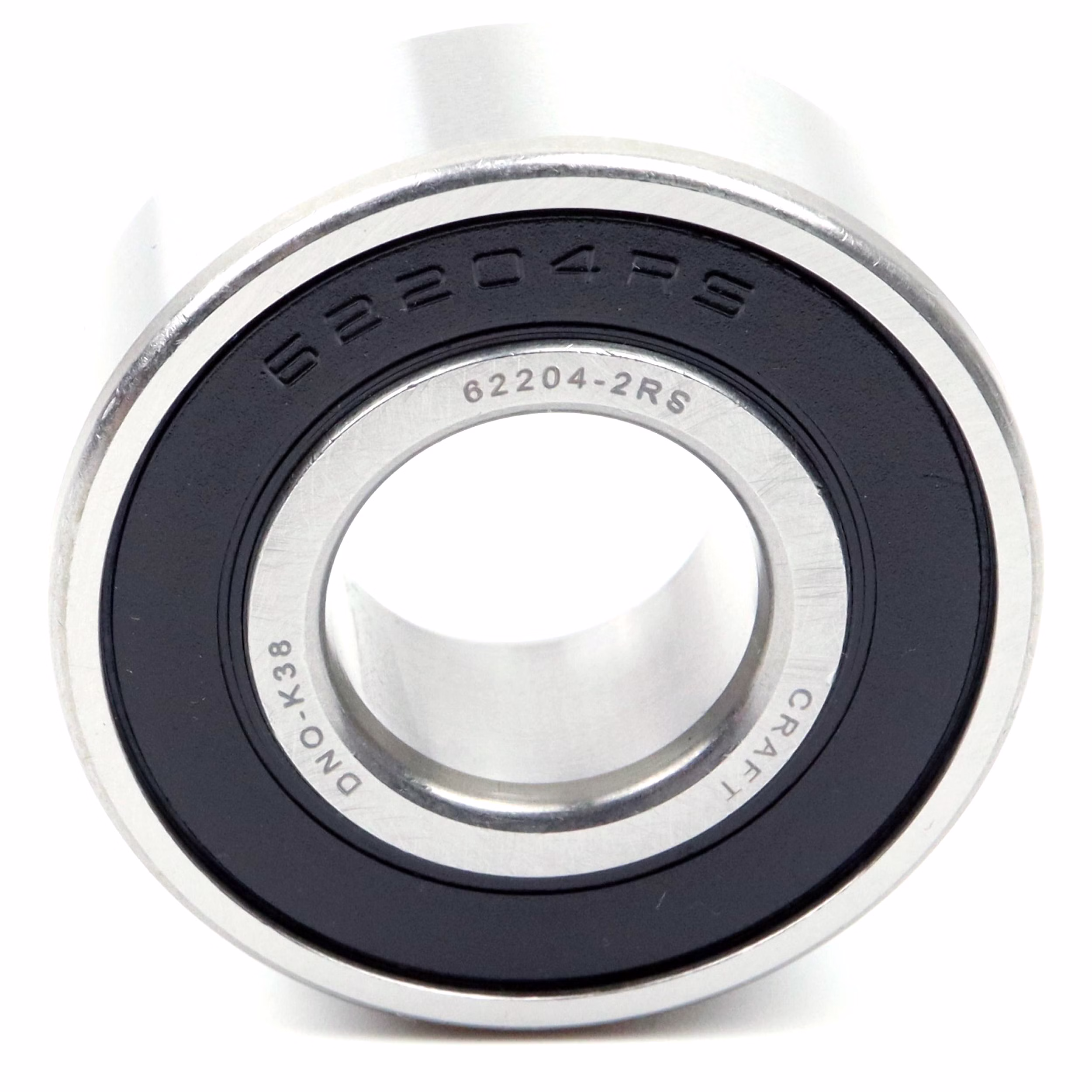 Cuscinetto a sfere a gola profonda 62204 2RS, 20x47x18mm, DIN 625 ISO 15, cuscinetto radiale ad alta velocità, a basso attrito, scorrevole, ideale per trasmissioni di veicoli e macchinari industriali PP010321 cuscinetto a sfere cuscinetto radiale macchina estrattore cuscinetto a grasso cuscinetto a sfere albero a sfere anello di tenuta disco di copertura gabbia in acciaio gomma alloggiamento stretto sciolto din 625 tabella cuscinetto volvente cuscinetto a stris
