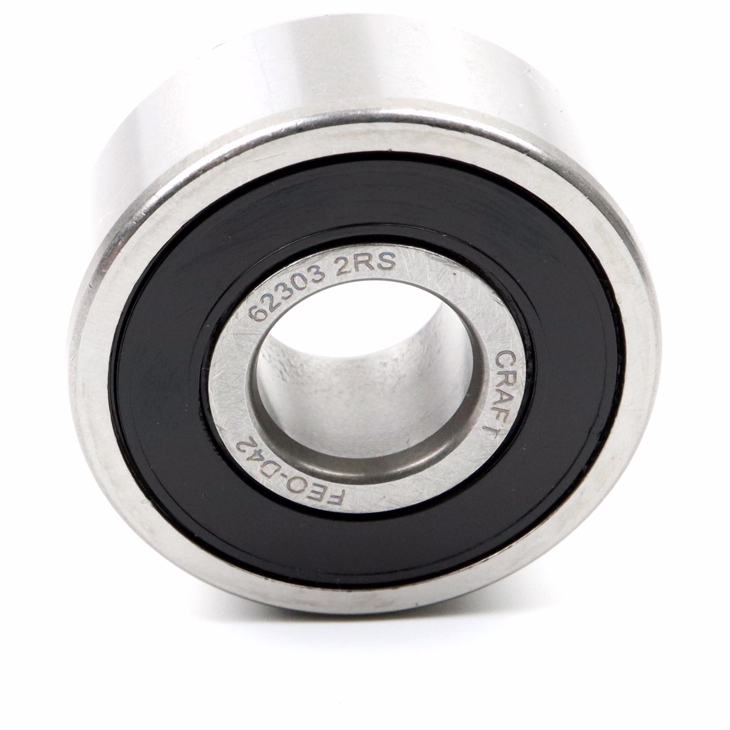 Cuscinetto a sfere a gola profonda 62303 2RS, 17x47x19mm, DIN 625 ISO 15, cuscinetto radiale ad alta velocità, a basso attrito, scorrevole, ideale per trasmissioni di veicoli e macchinari industriali PP010328 cuscinetto a sfere cuscinetto radiale macchina estrattore cuscinetto a grasso cuscinetto a sfere albero a sfere anello di tenuta disco di copertura gabbia in acciaio gomma alloggiamento stretto sciolto din 625 tabella cuscinetto volvente cuscinetto a stris