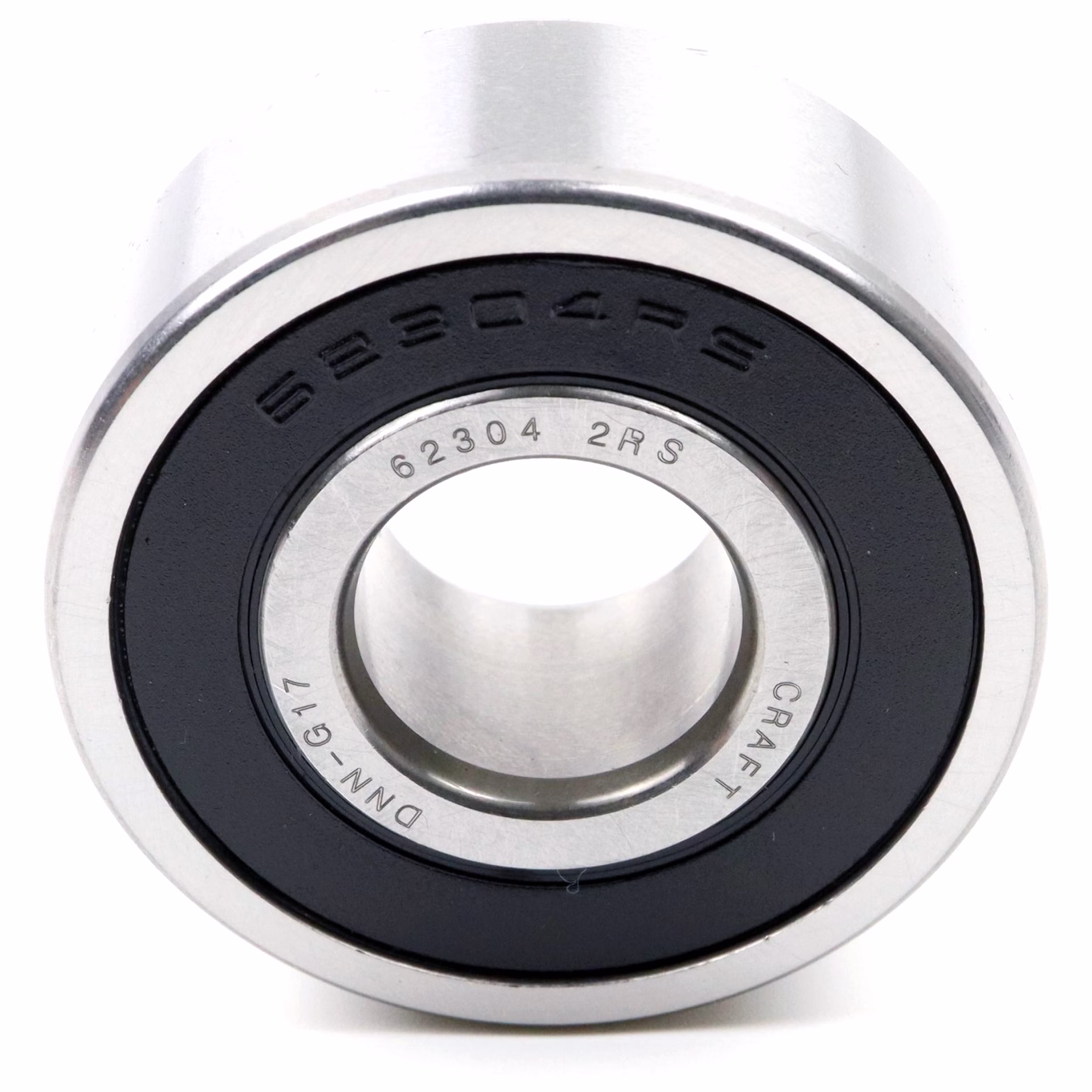 Rodamiento rígido a bolas 62304 2RS, 20x52x21mm, DIN 625 ISO 15, rodamiento radial de alta velocidad, baja fricción, funcionamiento suave, ideal para transmisiones de vehículos y maquinaria industrial. PP010329 rodamiento de bolas rodamiento radial extractor engrasador rodamiento rígido de bolas eje de bolas anillo obturador tapa disco caucho jaula de acero alojamiento apretado suelto din 625 tabla rodamiento cojinete de deslizamiento juego c3 c4 rodamiento de ag