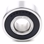 Rodamiento rígido a bolas 62304 2RS, 20x52x21mm, DIN 625 ISO 15, rodamiento radial de alta velocidad, baja fricción, funcionamiento suave, ideal para transmisiones de vehículos y maquinaria industrial. PP010329 rodamiento de bolas rodamiento radial extractor engrasador rodamiento rígido de bolas eje de bolas anillo obturador tapa disco caucho jaula de acero alojamiento apretado suelto din 625 tabla rodamiento cojinete de deslizamiento juego c3 c4 rodamiento de ag