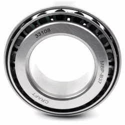 Tapered roller bearing 33108 40x75x26mm, heavy-duty precision bearing for axial & radial loads, DIN 720 ISO 355, durable & heat-resistant PP070123 Discover the heavy-duty tapered roller bearing DIN 720 ISO 355 for industrial and automotive applications. With conical rolling elements, it offers high strength, low friction and a long service life. Ideal for high radial and axial loads, temperature resi
