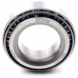 Tapered roller bearing ST2749 27x49x15mm, heavy-duty precision bearing for axial & radial loads, DIN 720 ISO 355, durable & heat-resistant PP070124 Discover the heavy-duty tapered roller bearing DIN 720 ISO 355 for industrial and automotive applications. With conical rolling elements, it offers high strength, low friction and a long service life. Ideal for high radial and axial loads, temperature resi