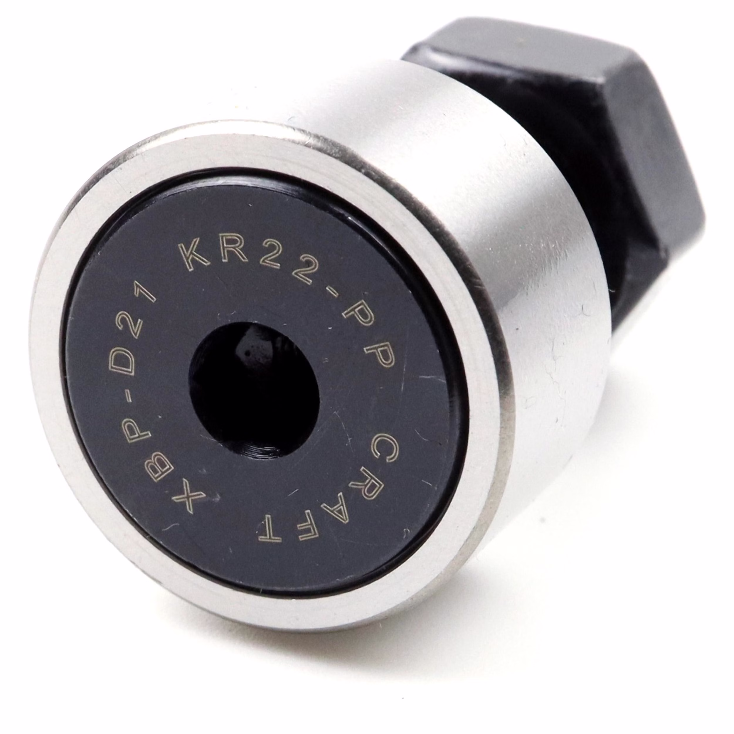 Seguidor de leva KR22-PP 10x22x36.2mm, rodillo-guía sin guía axial, con anillo interior, ISO 7063, para cargas radiales PP290003 Seguidores de leva con rodamientos de agujas (KR, KR-PP, KRE-PP, KRV-PP, KRVE-PP) para elevadas cargas radiales y ligeras cargas axiales. Variantes KR con jaula para altas velocidades, variantes KRV sin jaula para máxima capacidad de carga, obturación -PP
