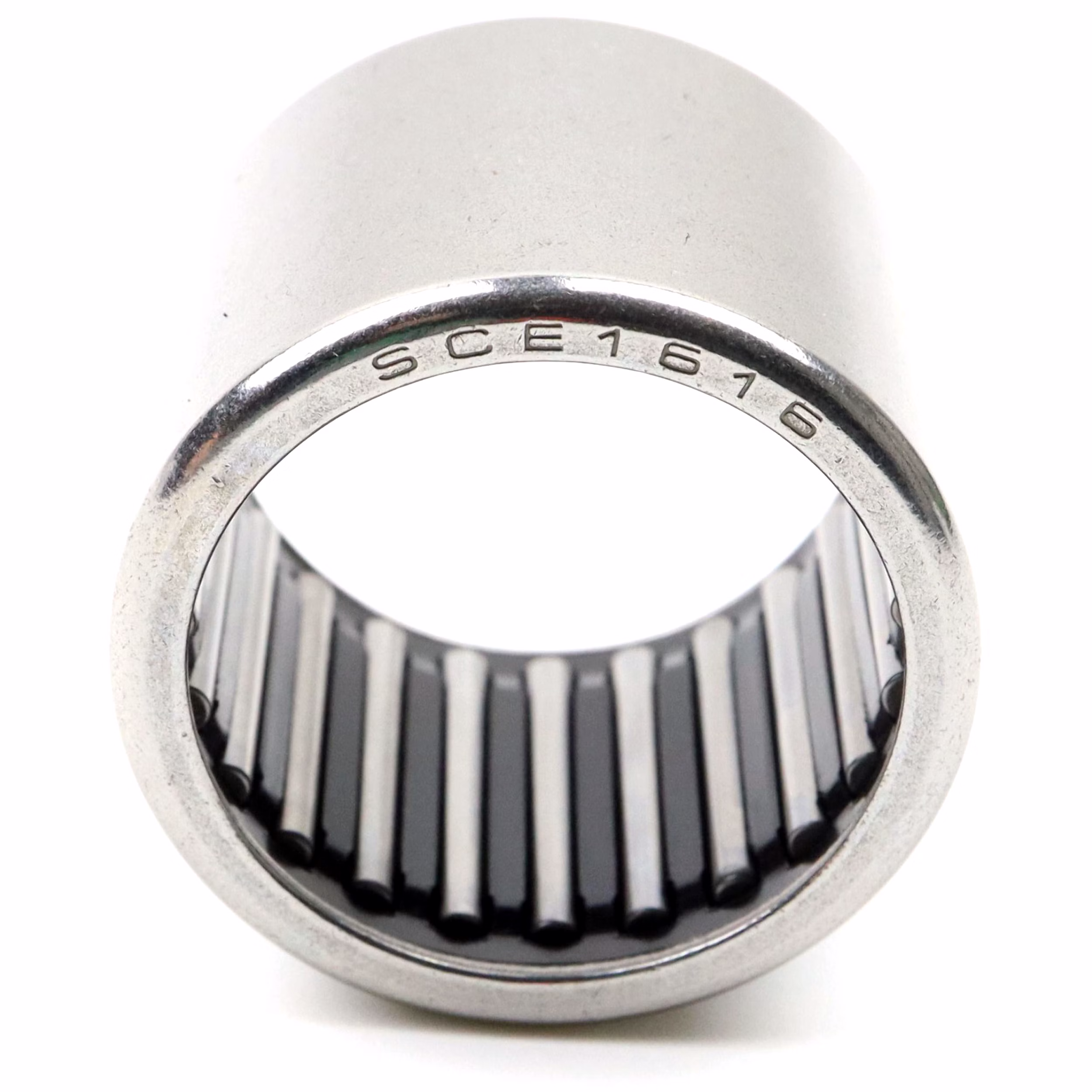 Drawn cup needle roller SCE 1616 25.4x31.72x25.4mm, high precision, high load capacity, low friction, durable needle roller bearing for automobiles, machines and mechanical devices PP060136 Needle roller sleeve SCE 1616 25.4x31.72x25.4mm DIN618 ISO 3245 Needle roller bearing buy online at partsandparts.com ✓ Large selection ✓ Low prices ✓ Express shipping Parts and Parts Needle roller sleeve SCE 1616 25.4x31.72x25.4mm, High precision, high lo