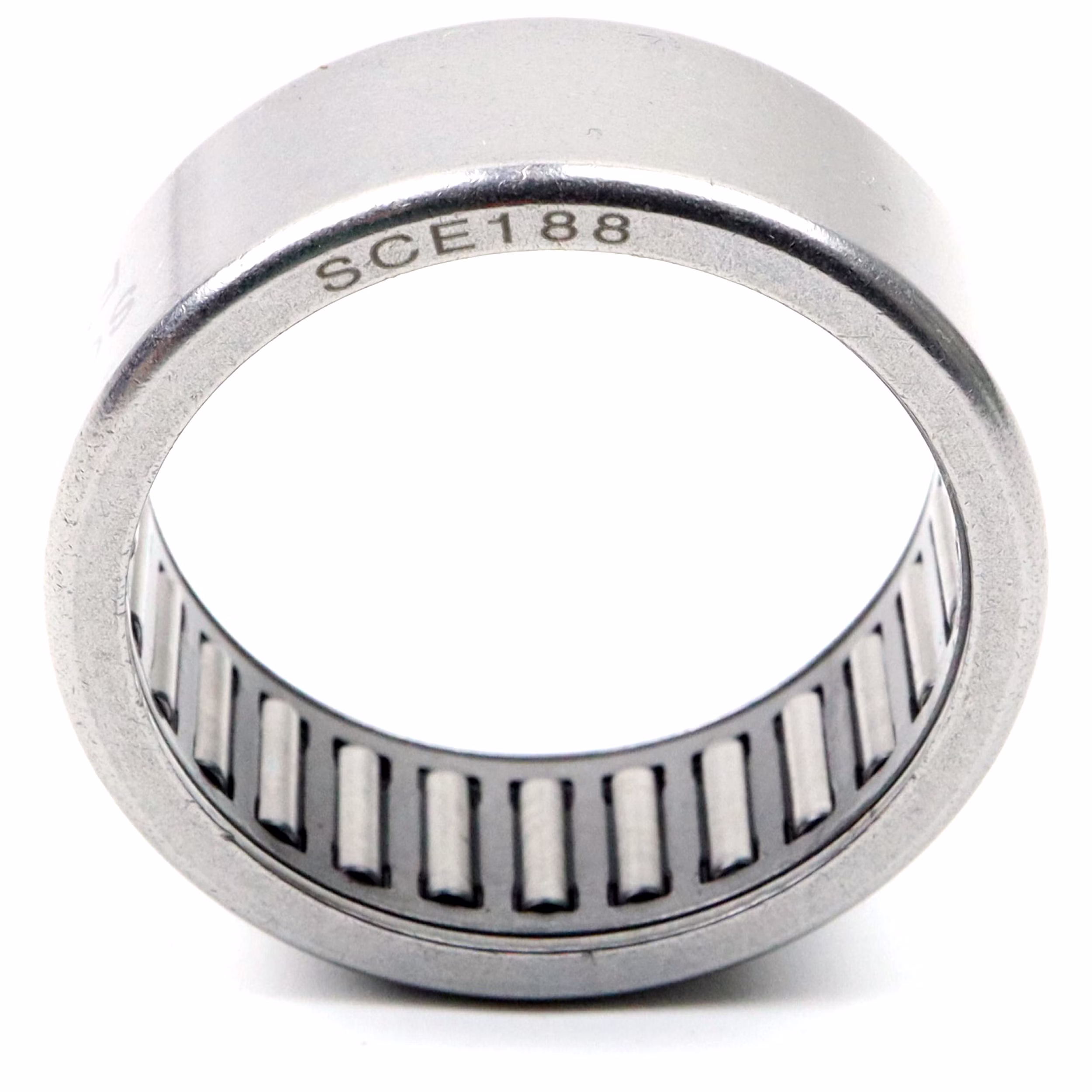 Drawn cup needle roller SCE 188 28.575x34.925x12.7mm, high precision, high load capacity, low friction, durable needle roller bearing for automobiles, machines and mechanical devices PP060137 Needle roller sleeve SCE 188 28.575x34.925x12.7mm DIN618 ISO 3245 Needle roller bearing buy online at partsandparts.com ✓ Large selection ✓ Low prices ✓ Express shipping Parts and Parts Needle roller sleeve SCE 188 28.575x34.925x12.7mm, High precision, hig