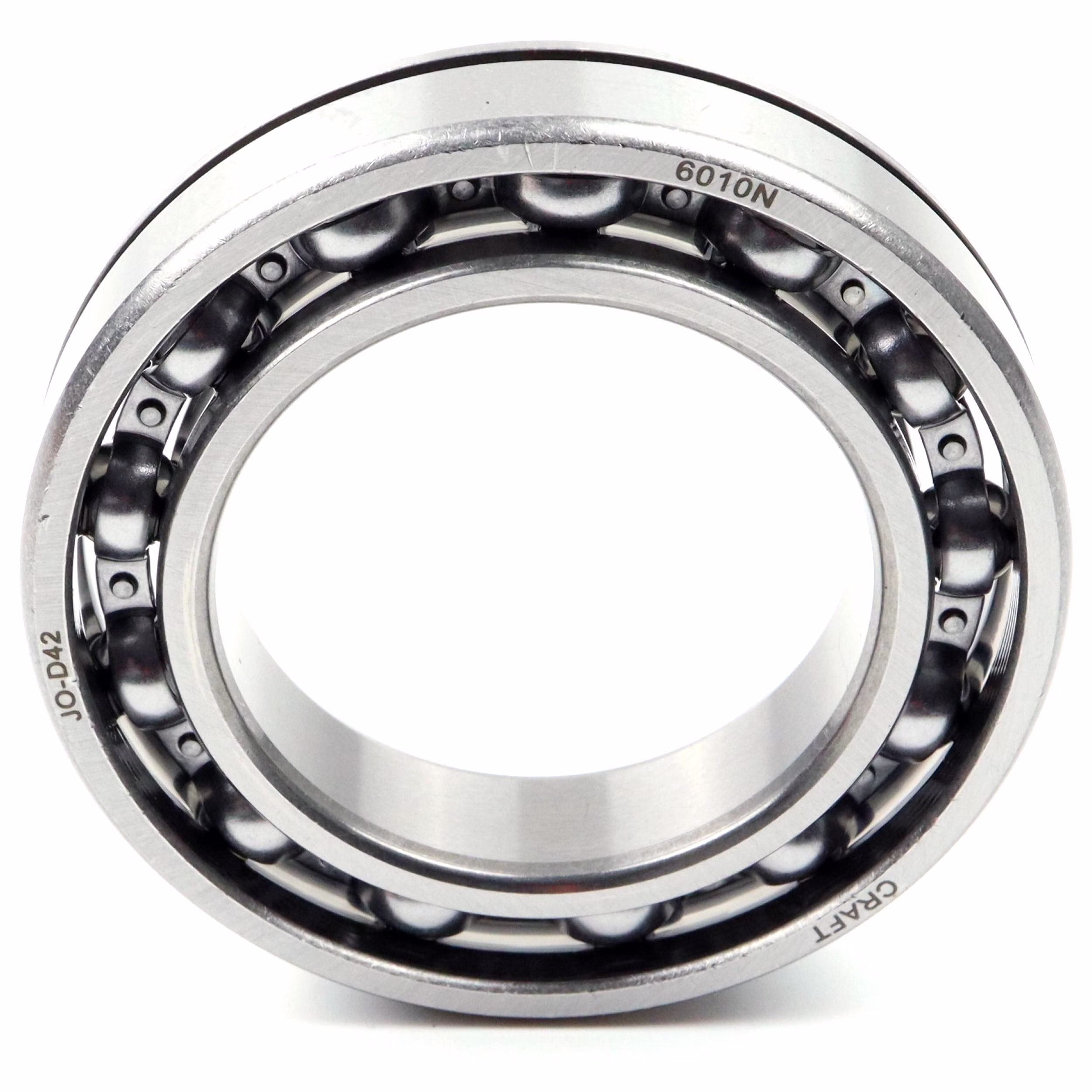 Deep groove ball bearing 6010 N, 50x80x16mm, DIN 625 ISO 15, high-speed radial bearing, low-friction, smooth-running, ideal for vehicle transmissions and industrial machinery PP010342 ball bearing radial bearing puller machine grease bearing deep groove ball bearing ball shaft sealing ring cover washer rubber steel cage housing tight loose din 625 table rolling bearing plain bearing clearance c3 c4 needle bearing needle roller and cage