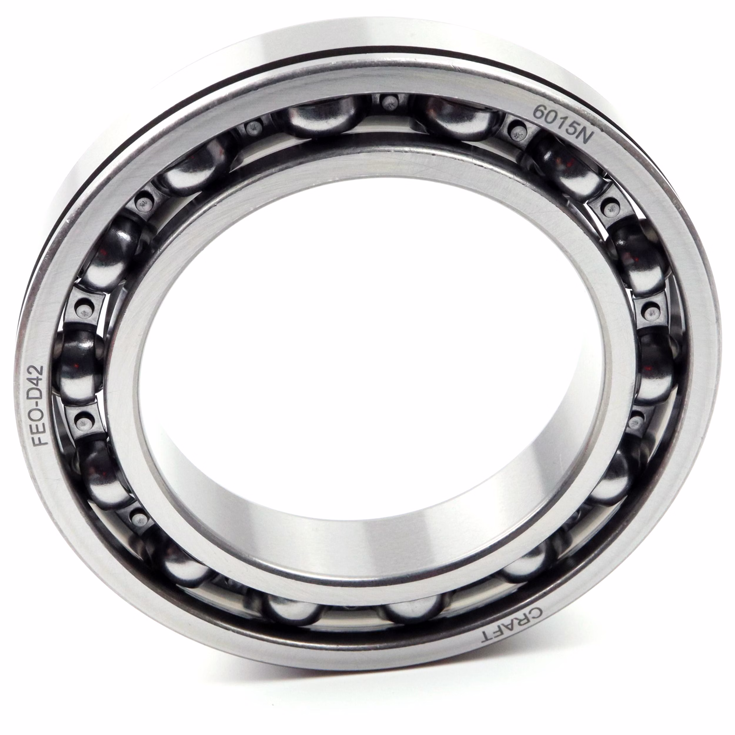 Rodamiento rígido a bolas 6015 N, 75x115x20mm, DIN 625 ISO 15, rodamiento radial de alta velocidad, baja fricción, funcionamiento suave, ideal para transmisiones de vehículos y maquinaria industrial. PP010343 rodamiento de bolas rodamiento radial extractor engrasador rodamiento rígido de bolas eje de bolas anillo obturador tapa disco caucho jaula de acero alojamiento apretado suelto din 625 tabla rodamiento cojinete de deslizamiento juego c3 c4 rodamiento de ag