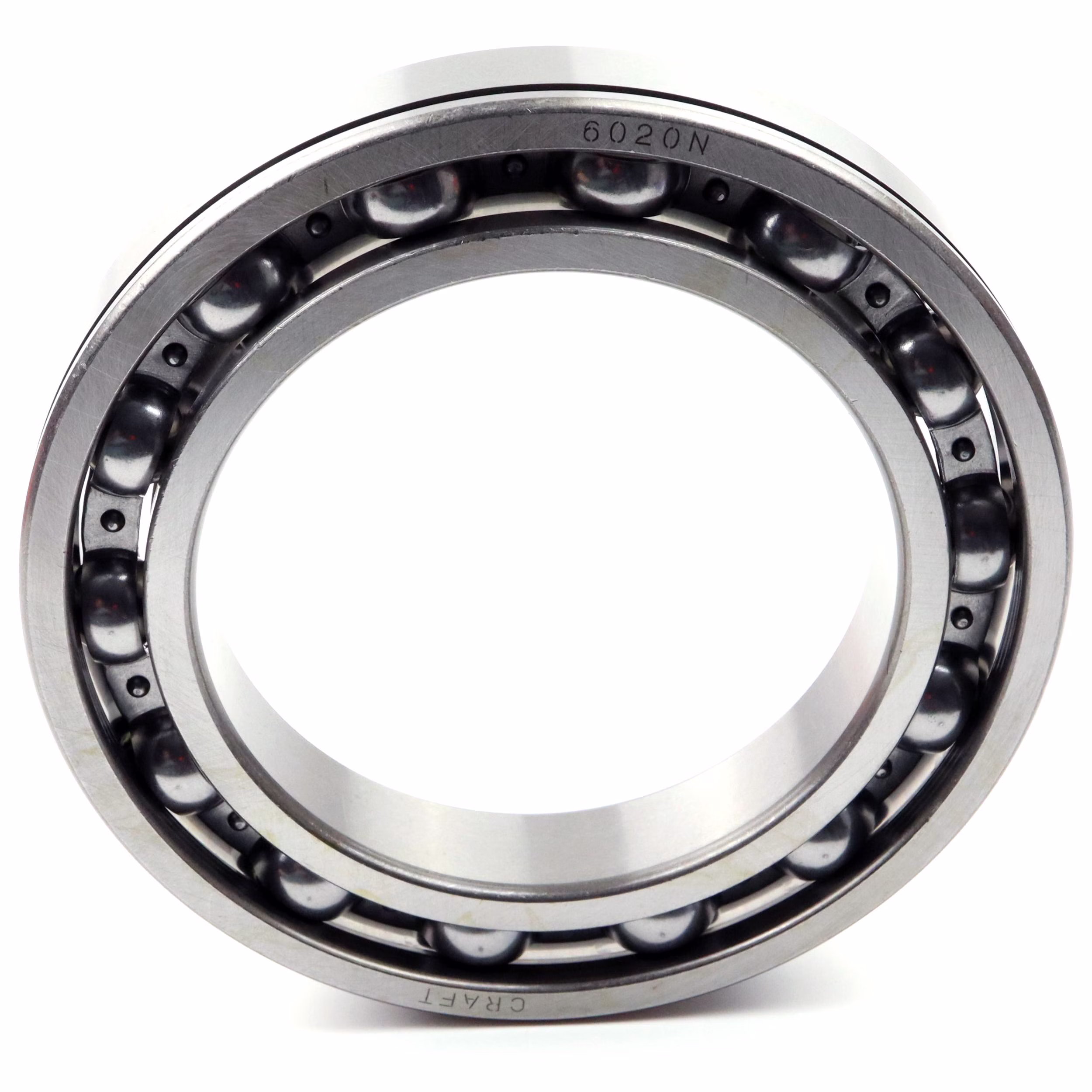 Rodamiento rígido a bolas 6020 N, 100x150x24mm, DIN 625 ISO 15, rodamiento radial de alta velocidad, baja fricción, funcionamiento suave, ideal para transmisiones de vehículos y maquinaria industrial. PP010344 rodamiento de bolas rodamiento radial extractor engrasador rodamiento rígido de bolas eje de bolas anillo obturador tapa disco caucho jaula de acero alojamiento apretado suelto din 625 tabla rodamiento cojinete de deslizamiento juego c3 c4 rodamiento de ag