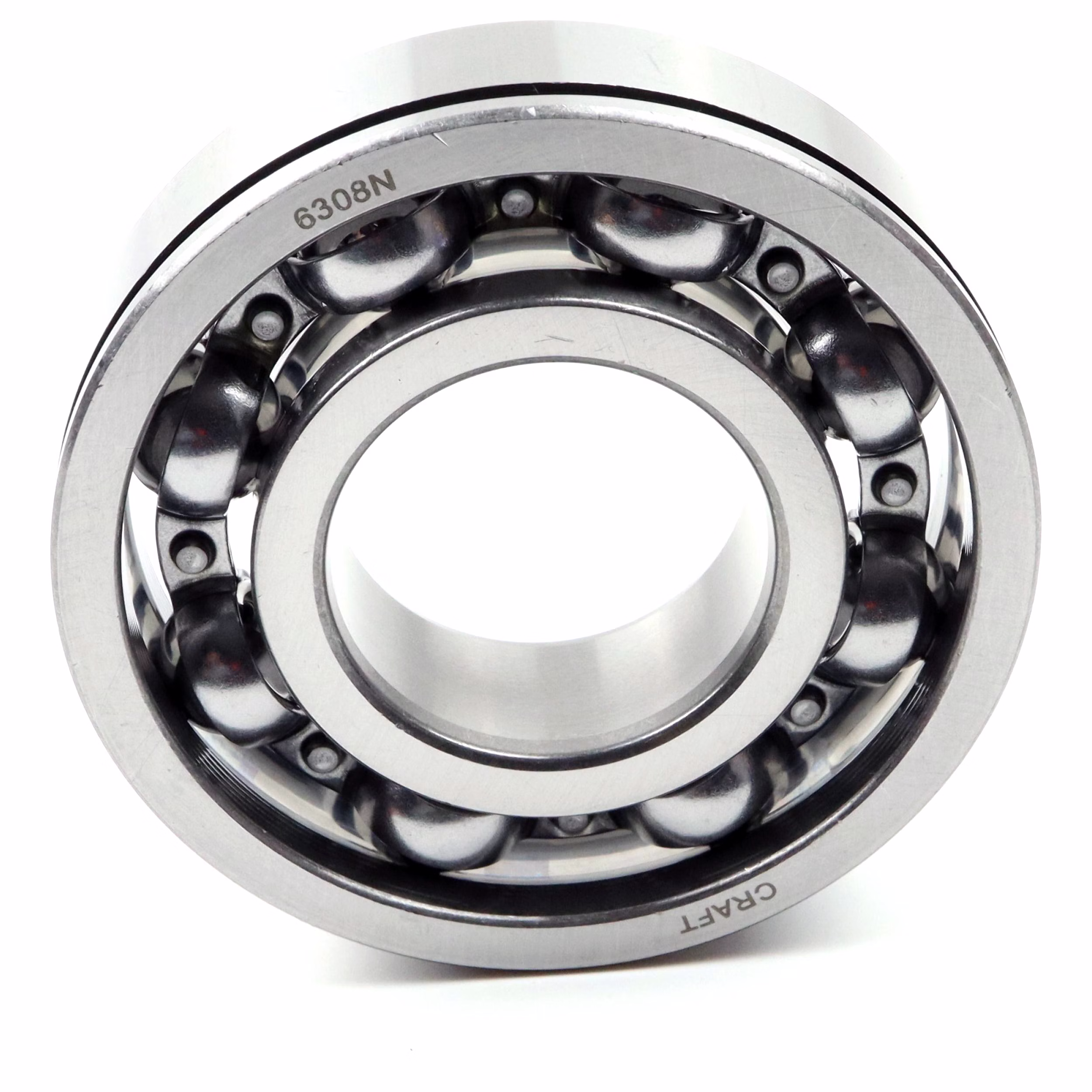Rodamiento rígido a bolas 6308 N, 40x90x23mm, DIN 625 ISO 15, rodamiento radial de alta velocidad, baja fricción, funcionamiento suave, ideal para transmisiones de vehículos y maquinaria industrial. PP010354 rodamiento de bolas rodamiento radial extractor engrasador rodamiento rígido de bolas eje de bolas anillo obturador tapa disco caucho jaula de acero alojamiento apretado suelto din 625 tabla rodamiento cojinete de deslizamiento juego c3 c4 rodamiento de ag