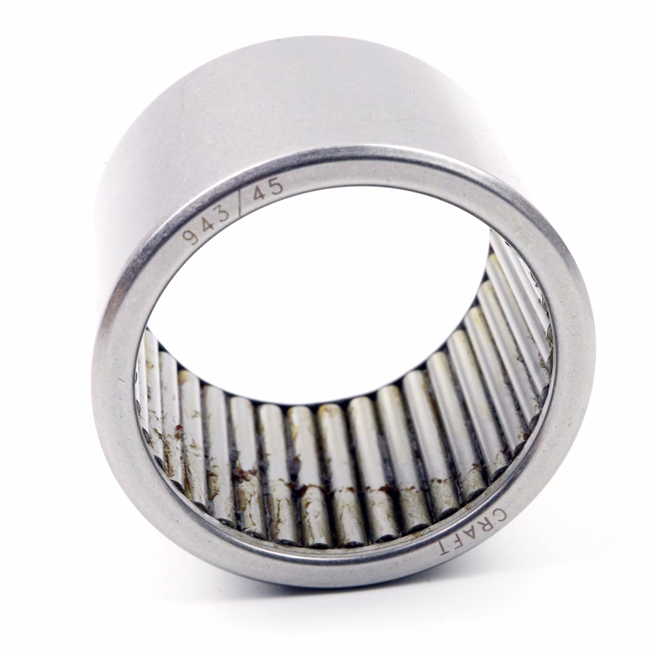 Drawn cup needle roller 943/45 45x55x38mm, high precision, high load capacity, low friction, durable needle roller bearing for automobiles, machines and mechanical devices PP060160 Needle roller sleeve 943/45 45x55x38mm DIN618 ISO 3245 Needle roller bearing buy online at partsandparts.com ✓ Large selection ✓ Low prices ✓ Express shipping Parts and Parts Needle roller sleeve 943/45 45x55x38mm, High precision, high load capacity, low f