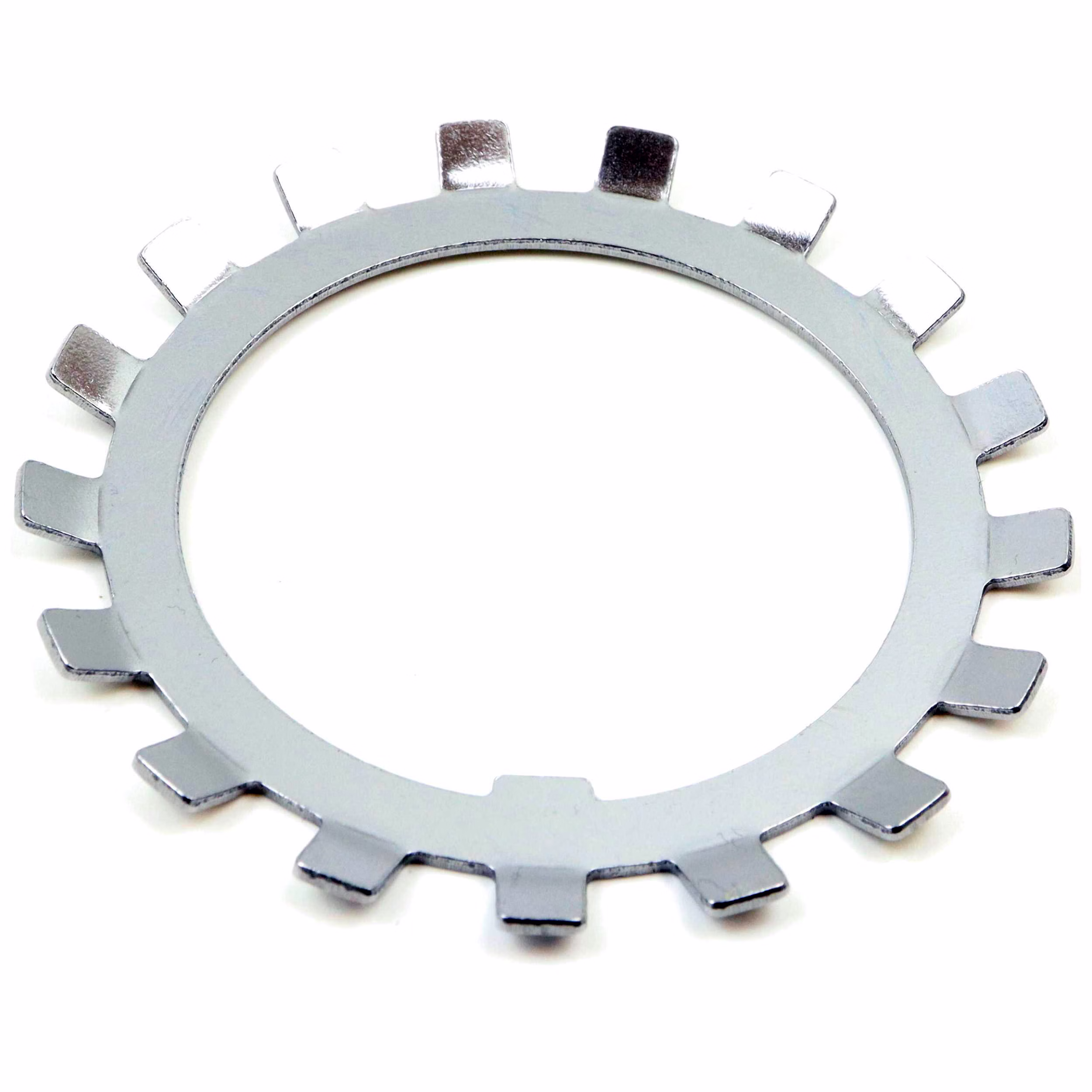 Rondella di bloccaggio MB12 60x86x1,5mm, DIN 5406, fissaggio del dado dell'albero antivibrante, rondella in acciaio per dado di bloccaggio DIN 981 KM, ideale per riduttori e macchine automobilistiche PP180023 Scoprite la rondella di bloccaggio di Parts and Parts, progettata secondo la norma DIN 5406 per il fissaggio di dadi per alberi e controdadi come la norma DIN 981 KM. Questa robusta rondella garantisce una forte tenuta, impedisce l'allentamento dovuto alle