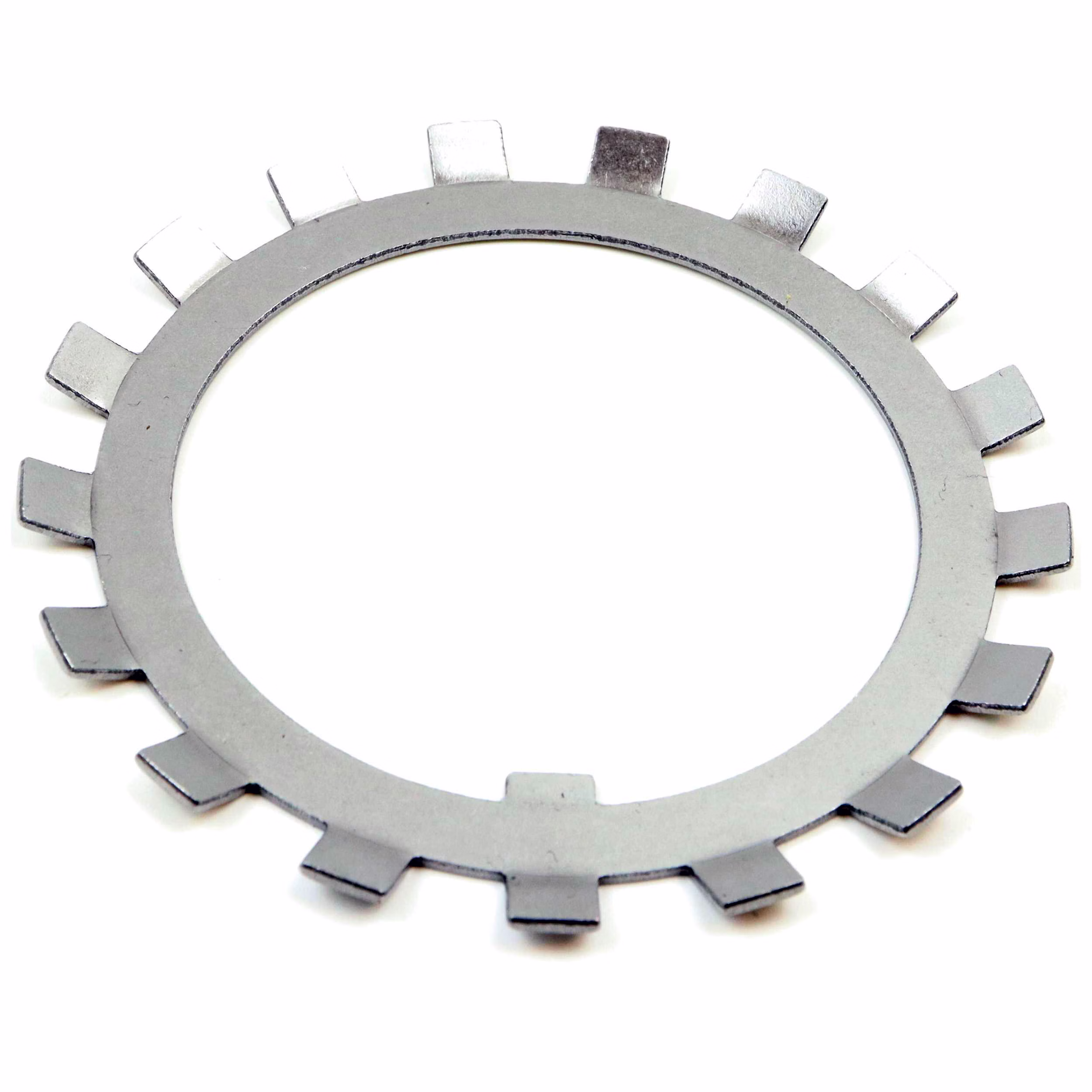 Lock washer MB14 70x98x1.5mm, DIN 5406, vibration-damping shaft nut fastening, steel washer for lock nut DIN 981 KM, ideal for gearboxes and automotive machinery PP180025 Discover the Parts and Parts lock washer, designed according to DIN 5406 for securing shaft nuts and lock nuts such as DIN 981 KM. This robust washer provides a strong hold, prevents loosening due to vibration and is easy to install. Made from bent sheet m
