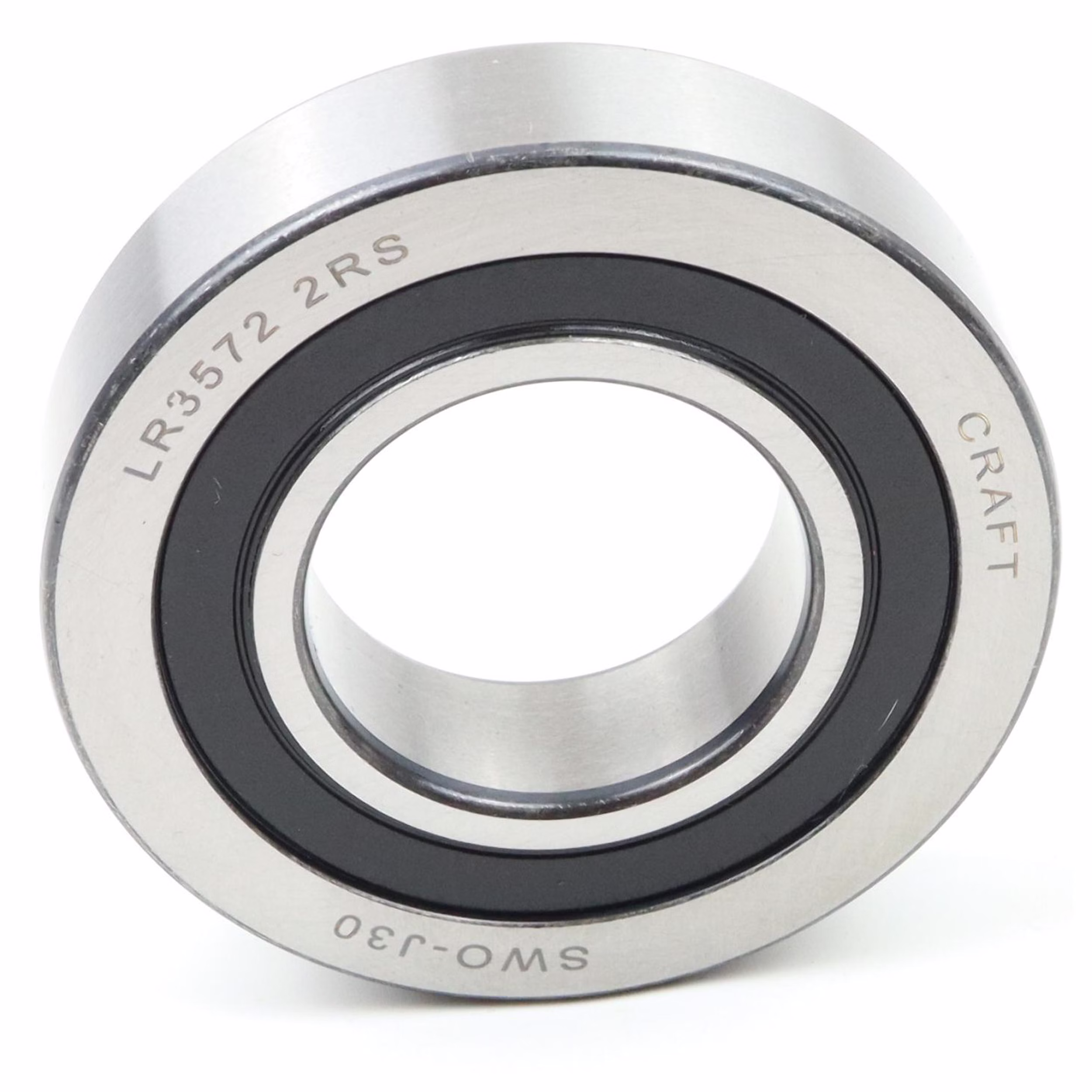 Rullo a rulli LR3572 2RS 35x72x17mm, a singola fila di rulli, per velocità elevate, ideale per applicazioni industriali PP300002 Il rullo di rotolamento LR3572 2RS 35x72x17mm è un rullo di rotolamento di alta qualità a una corona, basato sul design collaudato di un cuscinetto a sfere a gola profonda. È stato sviluppato appositamente per applicazioni in cui si verificano carichi radi