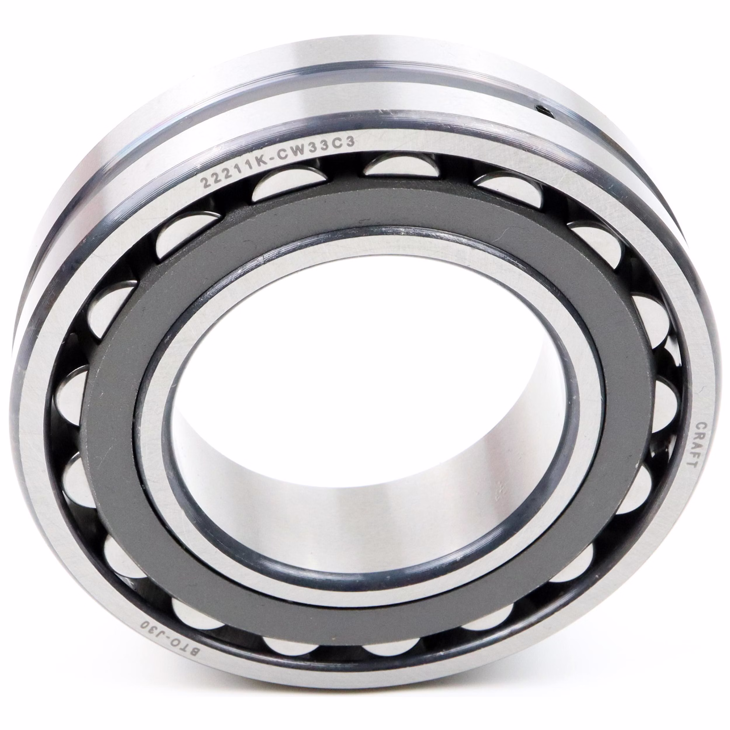 Cuscinetti a sfere autoallineanti 22211K CW33 C3 55x100x25mm, DIN 630, elevata capacità di carico, cuscinetti a sfere autoallineanti di lunga durata, basso attrito, ideali per sistemi di trasporto, motori industriali PP160061 Scoprite i cuscinetti a sfere autoallineanti Parts and Parts, progettati per carichi elevati e movimenti fluidi. Questi cuscinetti durevoli e auto-rientranti sono ideali per i sistemi di trasporto, i motori industriali e le macchine tessili e per la carta.