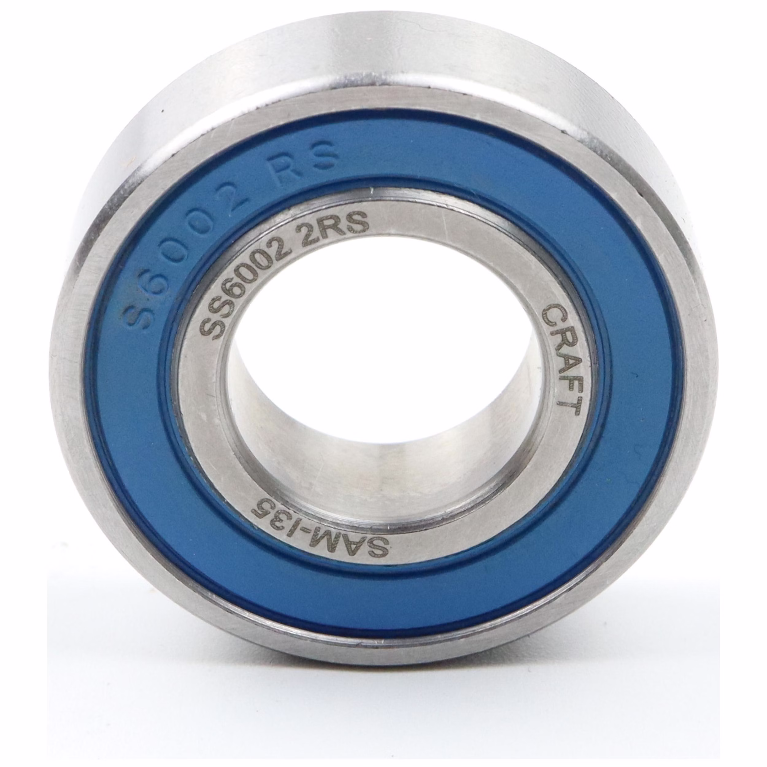 Cuscinetto a sfere a gola profonda SS-6002 2RS 15x32x9mm, DIN 625 ISO 15, cuscinetto radiale ad alta velocità, a basso attrito, scorrevole, in acciaio inossidabile di alta qualità PP010445 cuscinetto a sfere cuscinetto radiale macchina estrattore cuscinetto a grasso cuscinetto a sfere albero a sfere anello di tenuta disco di copertura gabbia in acciaio gomma alloggiamento stretto sciolto din 625 tabella cuscinetto volvente cuscinetto a stris