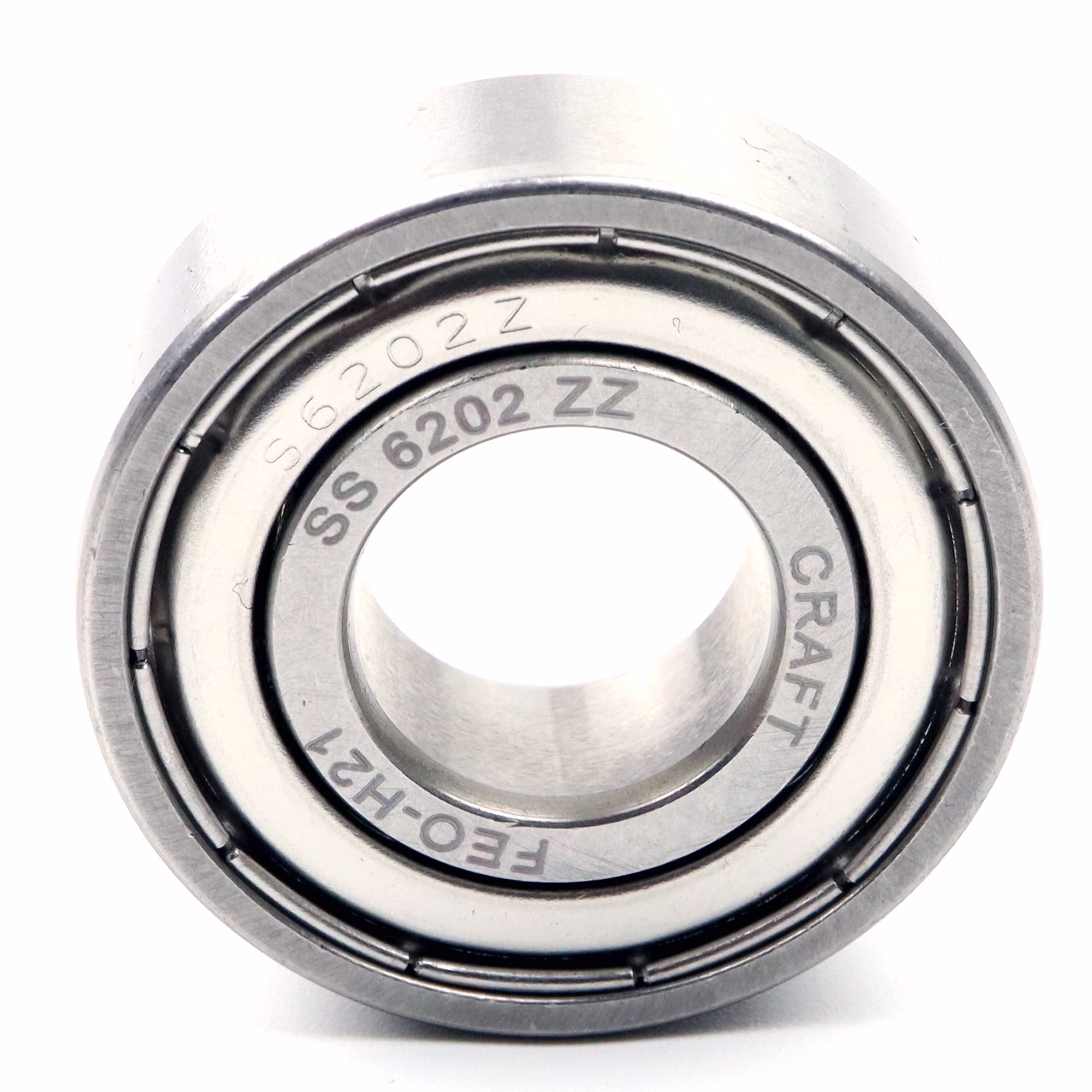 Rodamiento rígido a bolas SS-6202 ZZ 15x35x11mm, DIN 625 ISO 15, rodamiento radial de alta velocidad, baja fricción, marcha suave, de acero inoxidable de alta calidad PP010448 rodamiento de bolas rodamiento radial extractor engrasador rodamiento rígido de bolas eje de bolas anillo obturador tapa disco caucho jaula de acero alojamiento apretado suelto din 625 tabla rodamiento cojinete de deslizamiento juego c3 c4 rodamiento de ag