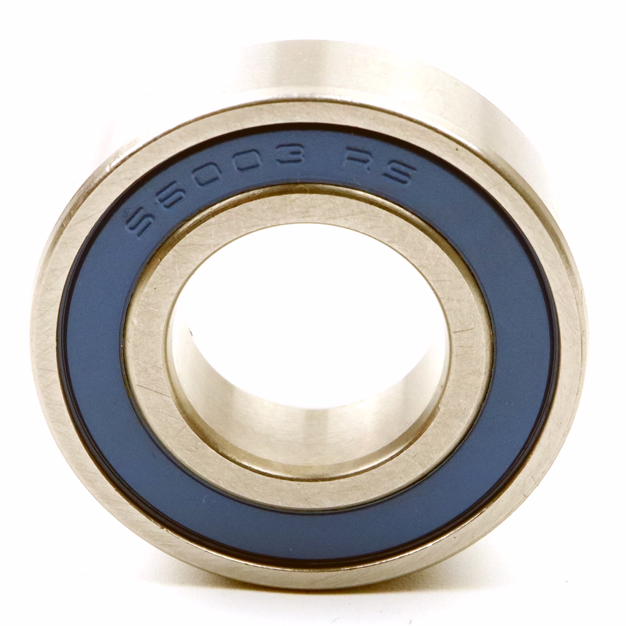 Cuscinetto a sfere a gola profonda SS-6003 2RS 17x35x10mm, DIN 625 ISO 15, cuscinetto radiale ad alta velocità, a basso attrito, scorrevole, in acciaio inossidabile di alta qualità PP010455 cuscinetto a sfere cuscinetto radiale macchina estrattore cuscinetto a grasso cuscinetto a sfere albero a sfere anello di tenuta disco di copertura gabbia in acciaio gomma alloggiamento stretto sciolto din 625 tabella cuscinetto volvente cuscinetto a stris