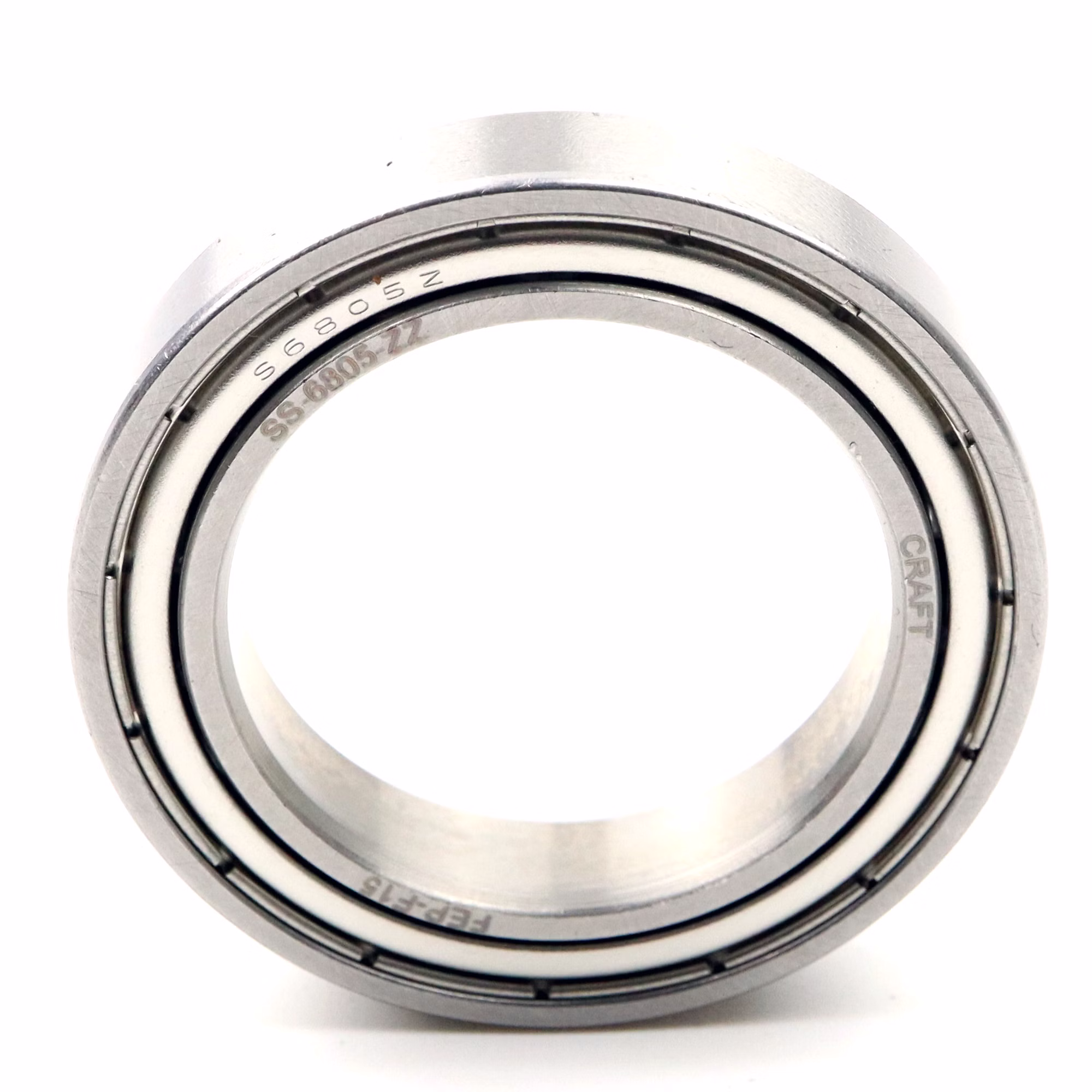 Rodamiento rígido a bolas SS-6805 ZZ 25x37x7mm, DIN 625 ISO 15, rodamiento radial de alta velocidad, baja fricción, marcha suave, de acero inoxidable de alta calidad PP010470 rodamiento de bolas rodamiento radial extractor engrasador rodamiento rígido de bolas eje de bolas anillo obturador tapa disco caucho jaula de acero alojamiento apretado suelto din 625 tabla rodamiento cojinete de deslizamiento juego c3 c4 rodamiento de ag