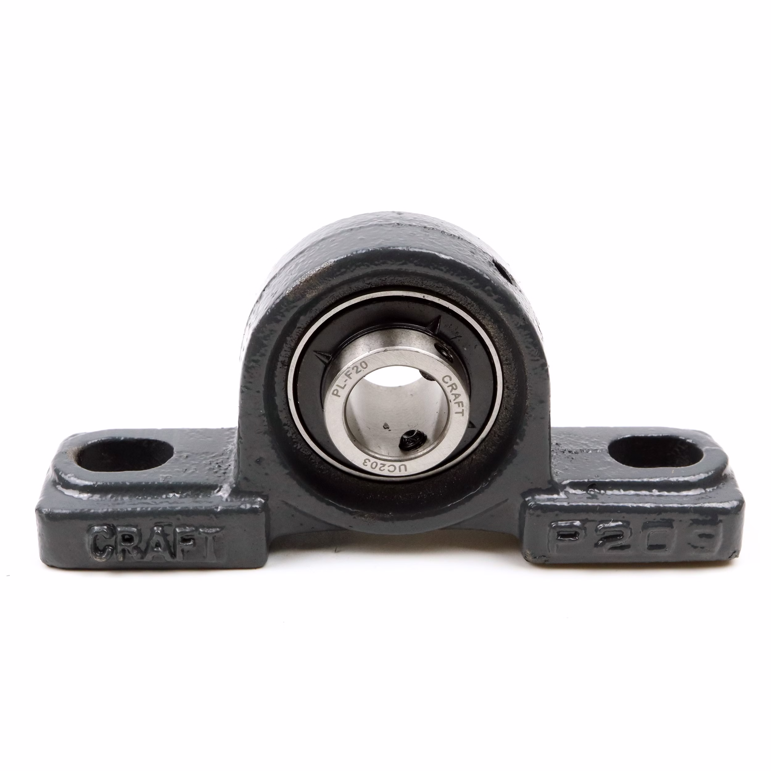 UCP203S unidad de soporte de rodamientos autoalineables, 17 x 125 x 32mm pie de apoyo, soporte con inserto, rodamiento con brida, pedestal de rodamientos, montaje sencillo para máquinas, transportadores y herramientas PP210072 Descubra la unidad de alojamiento del rodamiento de inserción de bloque de almohada de Parts and Parts, un rodamiento de bloque de almohada completo diseñado para una instalación sencilla y una larga vida útil. Fabricado en acero aleado, ofrece una gran re