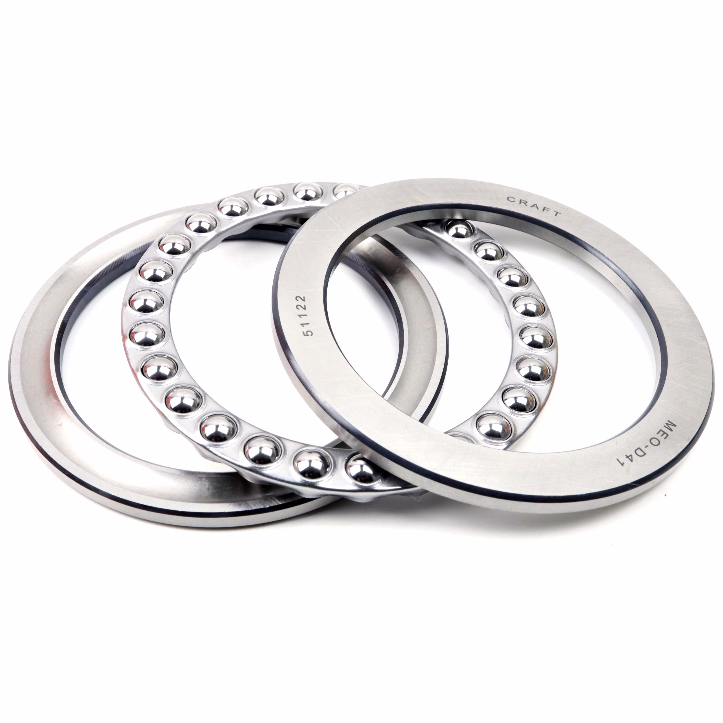 Rodamiento axial de bolas 51122 110 x 145 x 25mm, DIN 711, alta capacidad de carga axial, fácil montaje, rodamiento axial ranurado, construcción de acero duradera, utilizado en ejes y dispositivos mecánicos. PP170050 Descubra el rodamiento axial de bolas de ranura profunda de Parts and Parts, diseñado para cargas axiales elevadas y un funcionamiento silencioso. Este rodamiento duradero cumple la norma DIN 711 y proporciona una estructura resistente y de funcionamiento