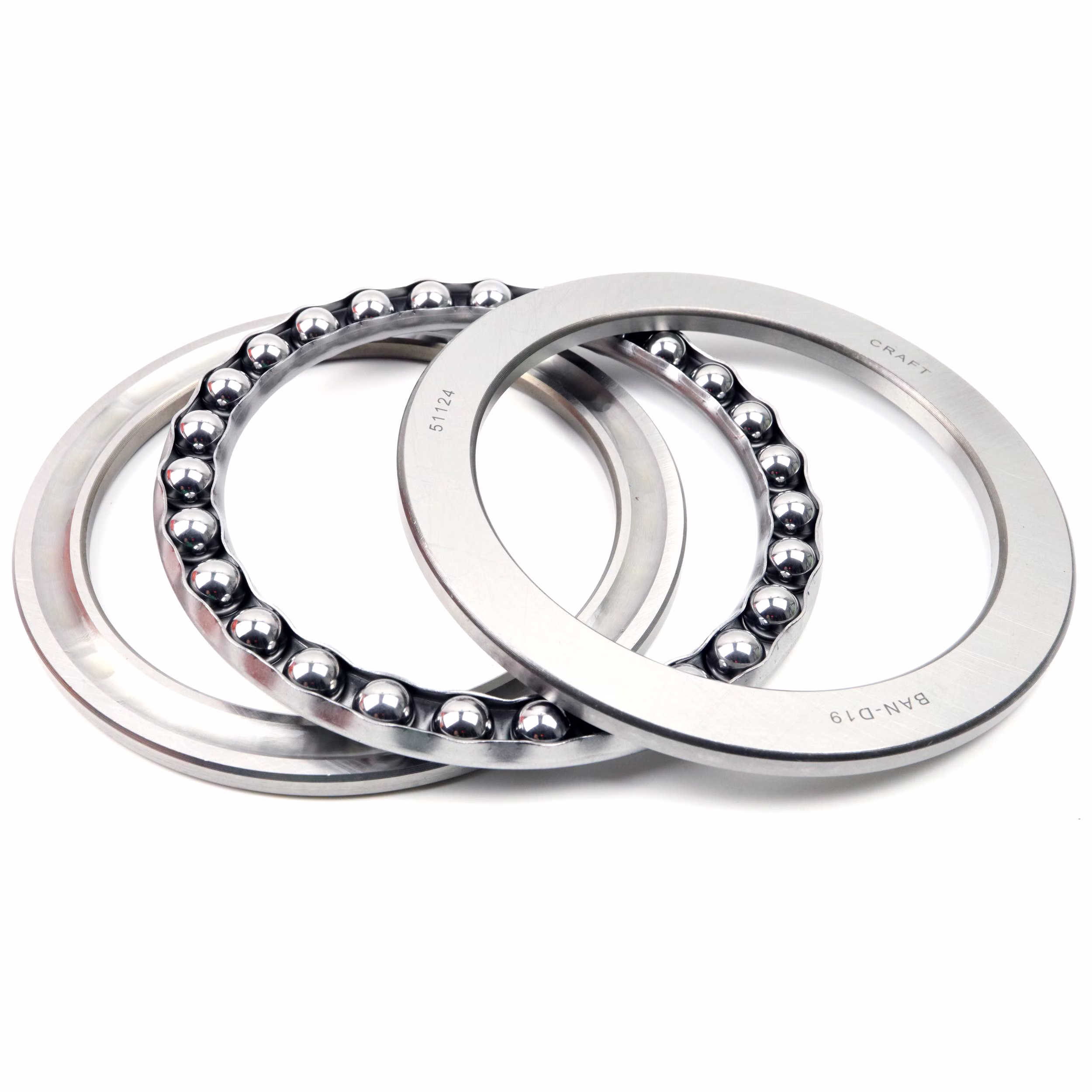 Cuscinetto a sfere reggispinta 51124 120 × 155 × 25mm, DIN 711, elevata capacità di carico assiale, montaggio semplice, cuscinetto reggispinta scanalato, struttura in acciaio resistente, utilizzato in alberi e dispositivi meccanici PP170051 Scoprite il cuscinetto assiale a sfere a gola profonda di Parts and Parts, progettato per carichi assiali elevati e funzionamento a bassa rumorosità. Questo cuscinetto resistente è conforme alla norma DIN 711 e offre una struttura robusta e scorrevole per