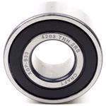 Cuscinetto a sfere a gola profonda 4203-TNH 2RS, 17x40x16mm, DIN 625 ISO 15, cuscinetto radiale ad alta velocità, a basso attrito, scorrevole, ideale per trasmissioni di veicoli e macchinari industriali PP010490 cuscinetto a sfere cuscinetto radiale macchina estrattore cuscinetto a grasso cuscinetto a sfere albero a sfere anello di tenuta disco di copertura gabbia in acciaio gomma alloggiamento stretto sciolto din 625 tabella cuscinetto volvente cuscinetto a stris