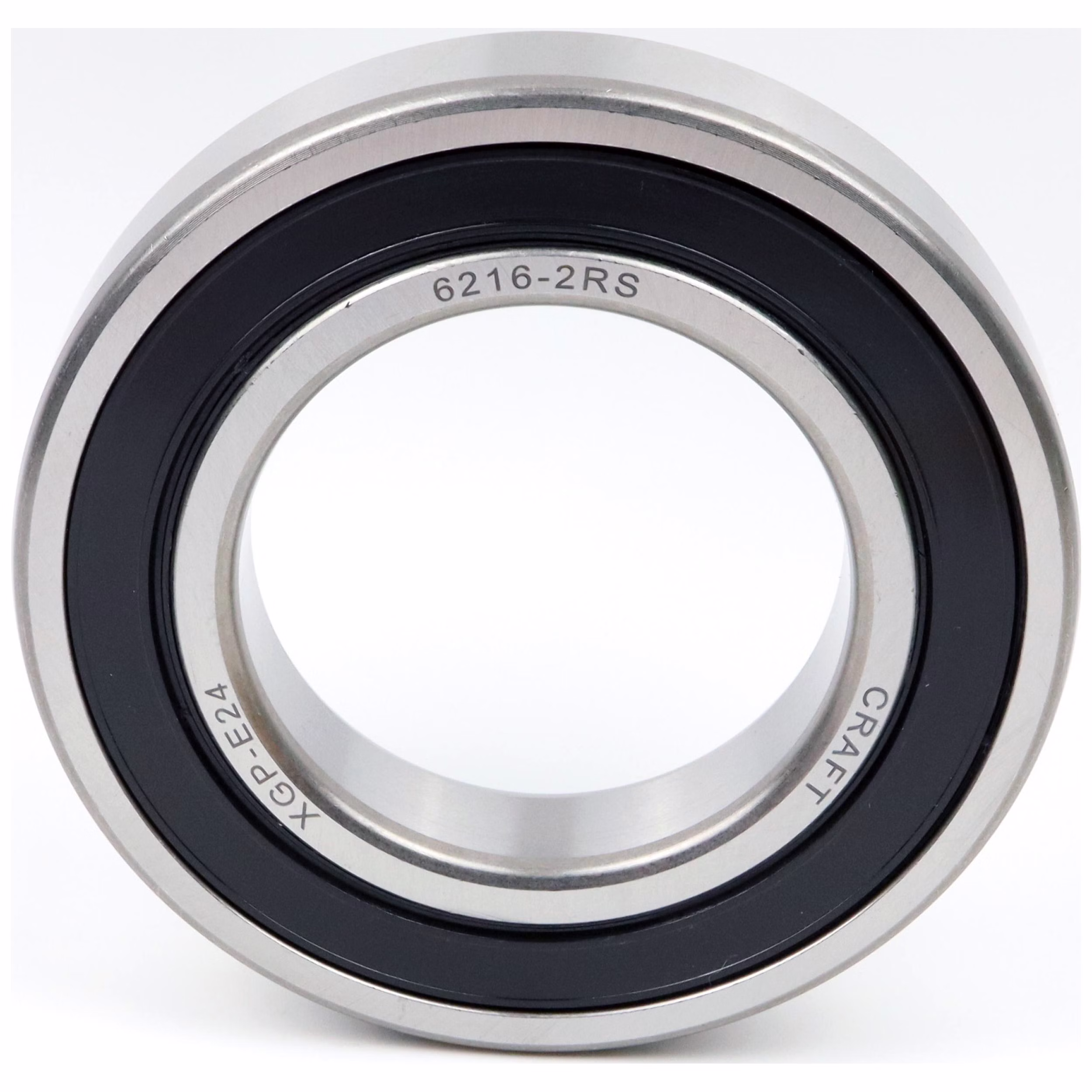Rodamiento rígido a bolas 6216 Dos RS, Ochenta por ciento cuarenta por veintiséismm, DIN 625 ISO 15, rodamiento radial de alta velocidad, baja fricción, funcionamiento suave, ideal para transmisiones de vehículos y maquinaria industrial. PP010518 rodamiento de bolas rodamiento radial extractor engrasador rodamiento rígido de bolas eje de bolas anillo obturador tapa disco caucho jaula de acero alojamiento apretado suelto din 625 tabla rodamiento cojinete de deslizamiento juego c3 c4 rodamiento de ag