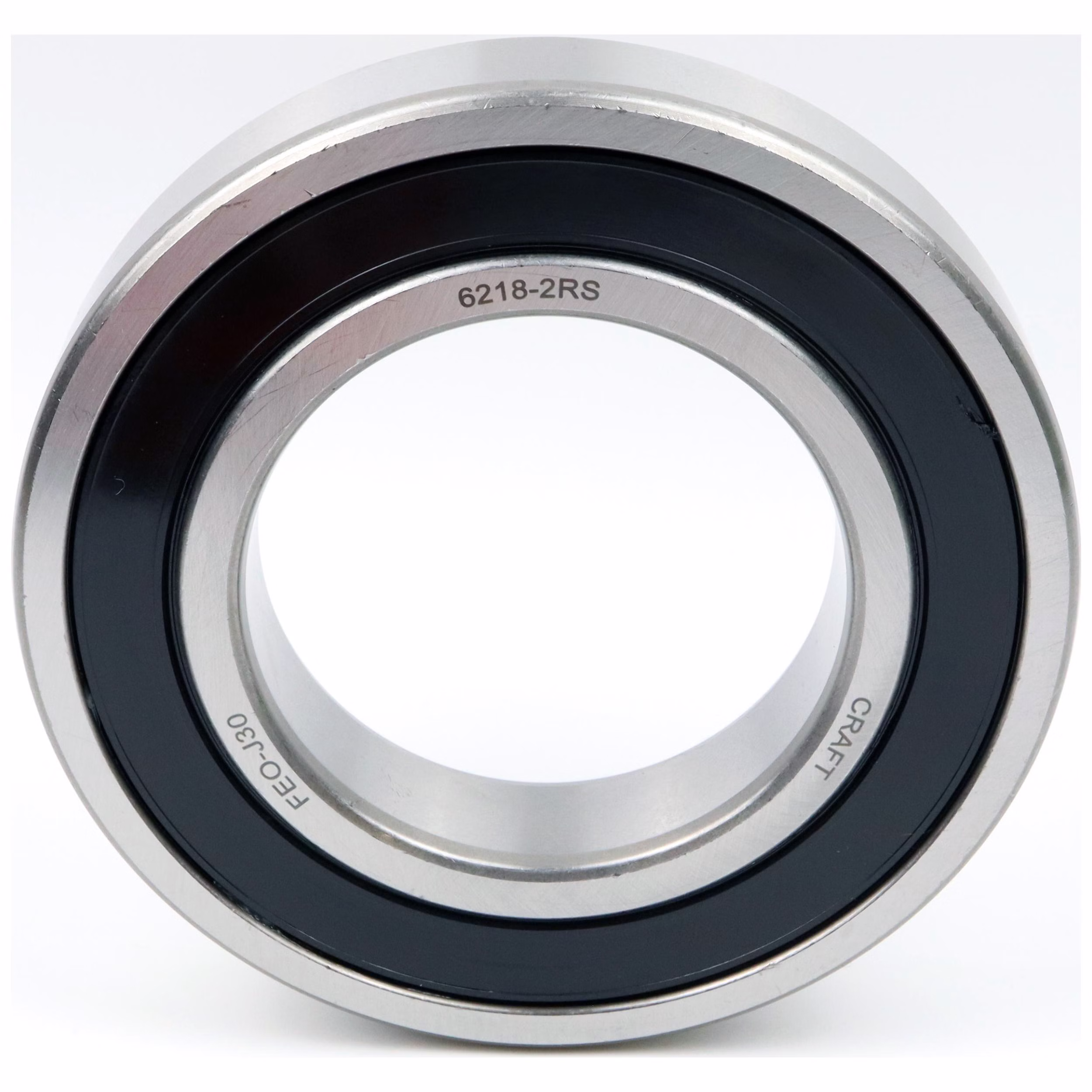 Rodamiento rígido a bolas 6218 Dos RS, Noventa por ciento y sesenta por treintamm, DIN 625 ISO 15, rodamiento radial de alta velocidad, baja fricción, funcionamiento suave, ideal para transmisiones de vehículos y maquinaria industrial. PP010523 rodamiento de bolas rodamiento radial extractor engrasador rodamiento rígido de bolas eje de bolas anillo obturador tapa disco caucho jaula de acero alojamiento apretado suelto din 625 tabla rodamiento cojinete de deslizamiento juego c3 c4 rodamiento de ag