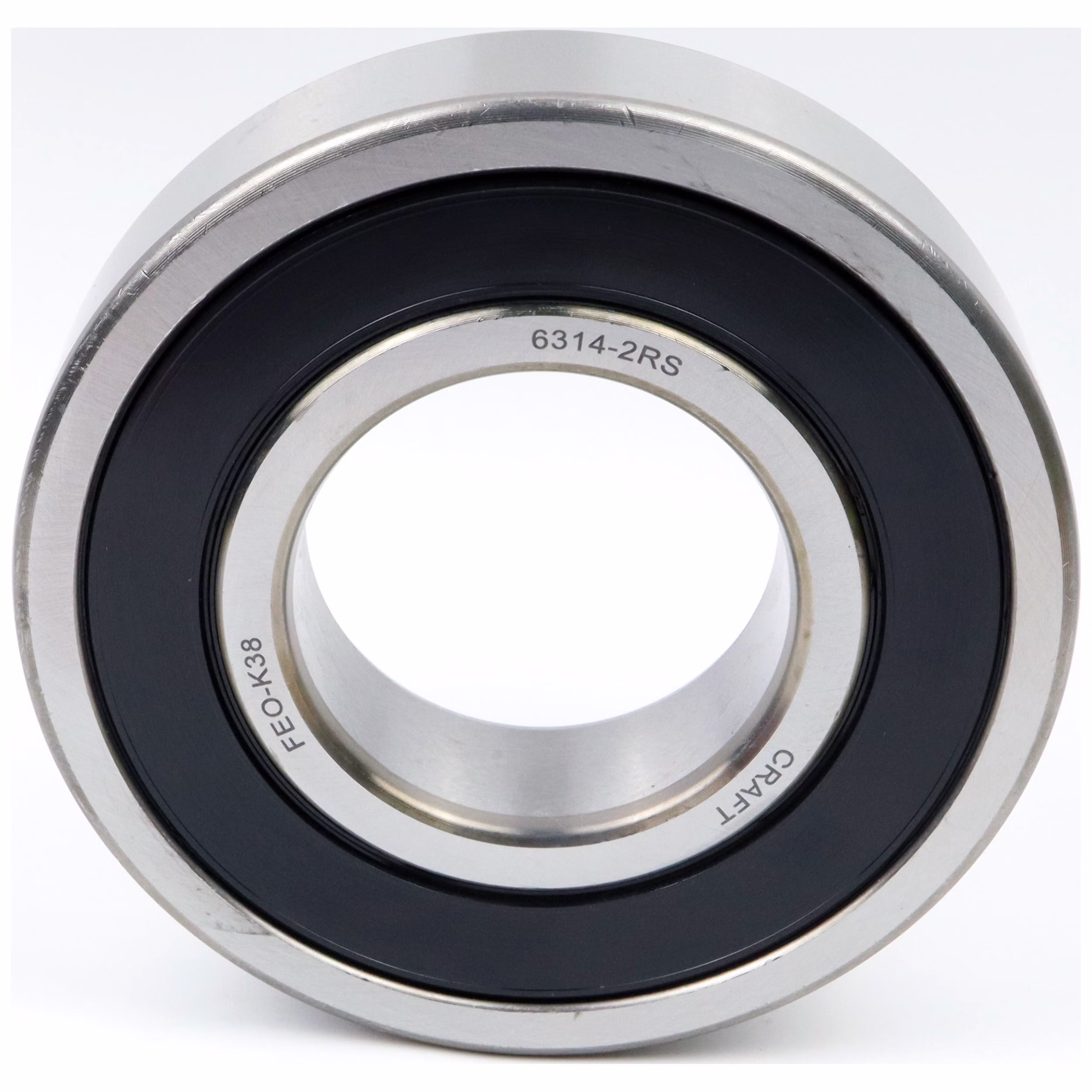 Rodamiento rígido a bolas 6314 Dos RS, 70 x 150 x 35mm, DIN 625 ISO 15, rodamiento radial de alta velocidad, baja fricción, funcionamiento suave, ideal para transmisiones de vehículos y maquinaria industrial. PP010534 rodamiento de bolas rodamiento radial extractor engrasador rodamiento rígido de bolas eje de bolas anillo obturador tapa disco caucho jaula de acero alojamiento apretado suelto din 625 tabla rodamiento cojinete de deslizamiento juego c3 c4 rodamiento de ag